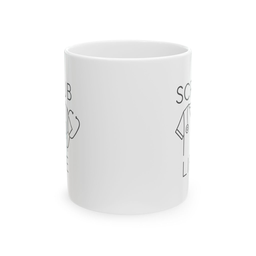 Scrub Life Coffee And Compassion Coffee Mug | Nurse Appreciation | Ceramic Mug