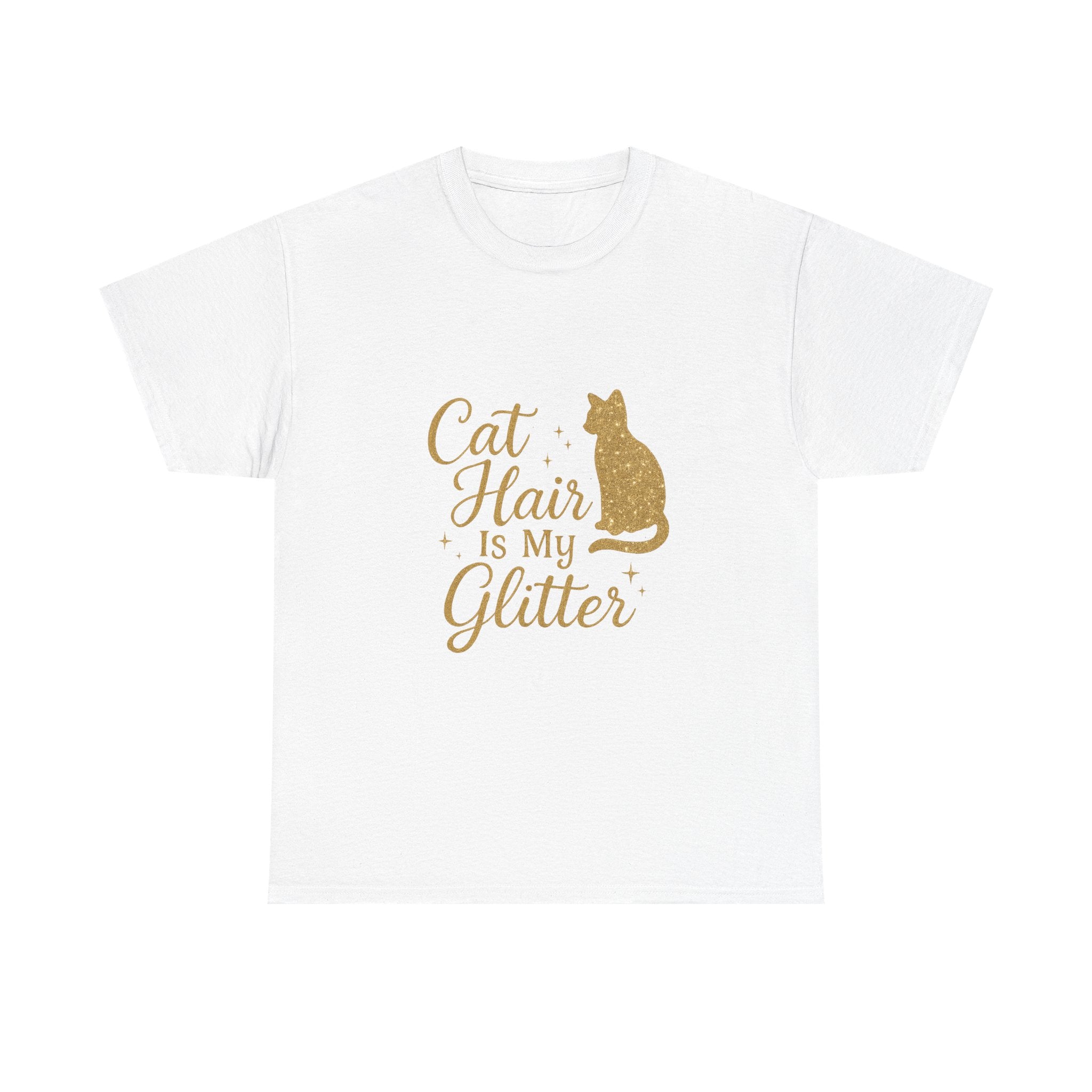 Cat Hair Is My Glitter Cat Mom T-Shirt | Cat Lover Gift | Graphic Tee