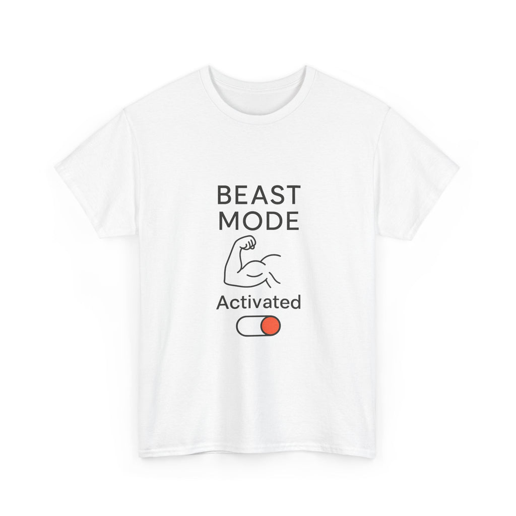 Beast Mode Activated T-Shirt | Workout Motivation Gift | Graphic Tee
