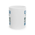 Fly Fisherman Catch Release Caffeinate Repeat Coffee Mug | Cat Lover Gift | Ceramic Mug