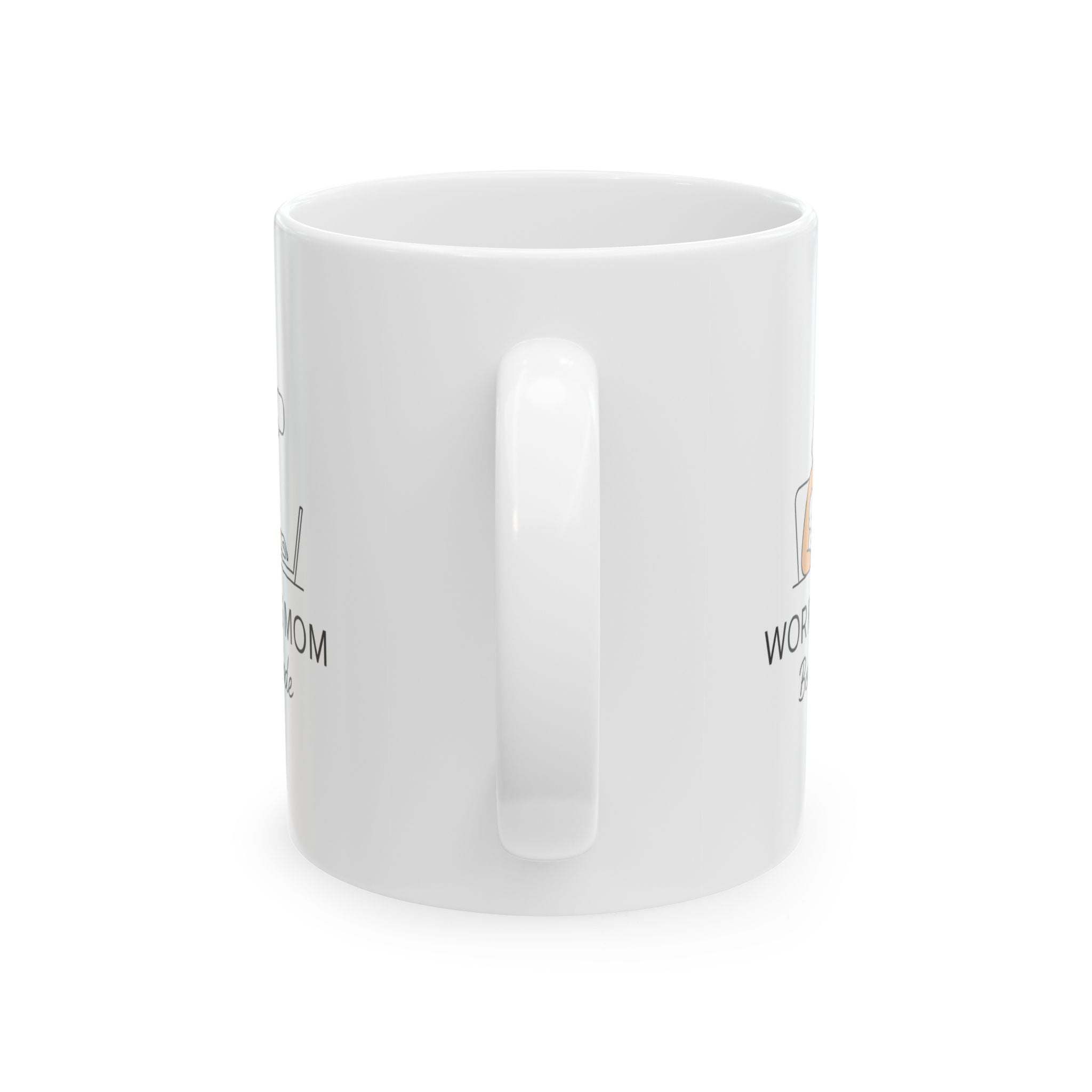 Full Time Mom Full Time Job Send Coffee Coffee Mug | Working Mom Humor | Ceramic Mug