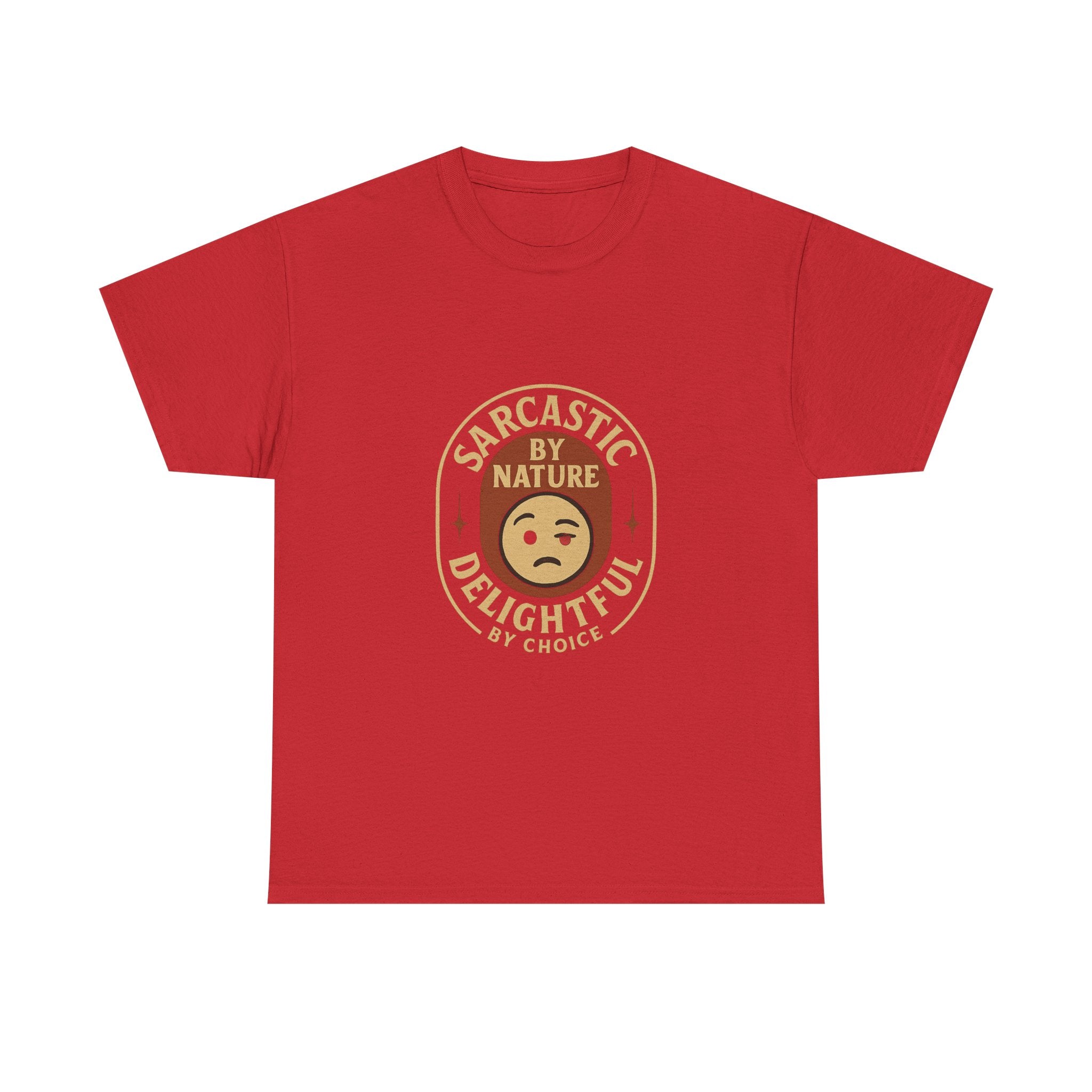 Sarcastic By Nature Delightful By Choice T-Shirt | Unique Gift | Graphic Tee