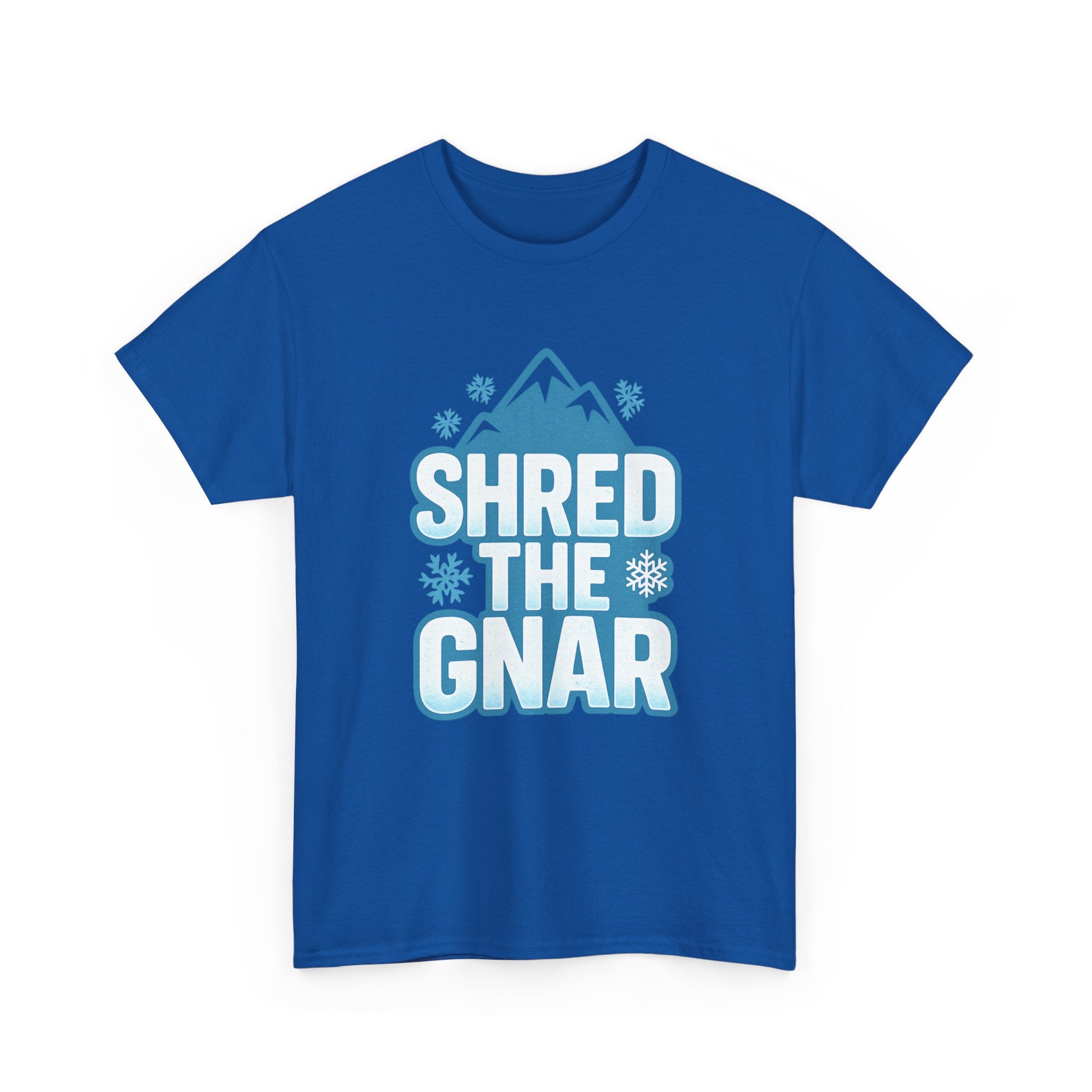 Snowboarder Shred The Gnar T-Shirt | Unique Gift | Graphic Tee