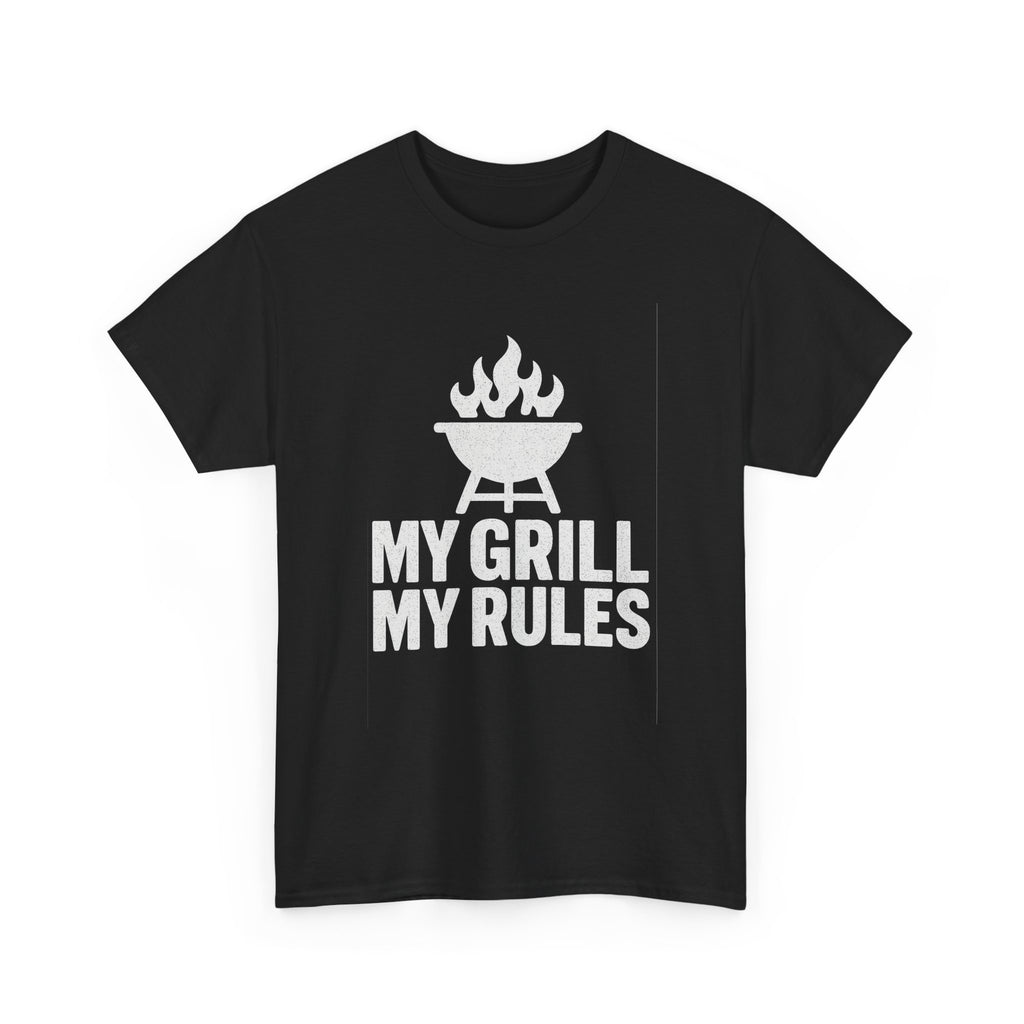 BBQ Rules My Grill My Rules Dad T-Shirt | Gift for Dad | Graphic Tee