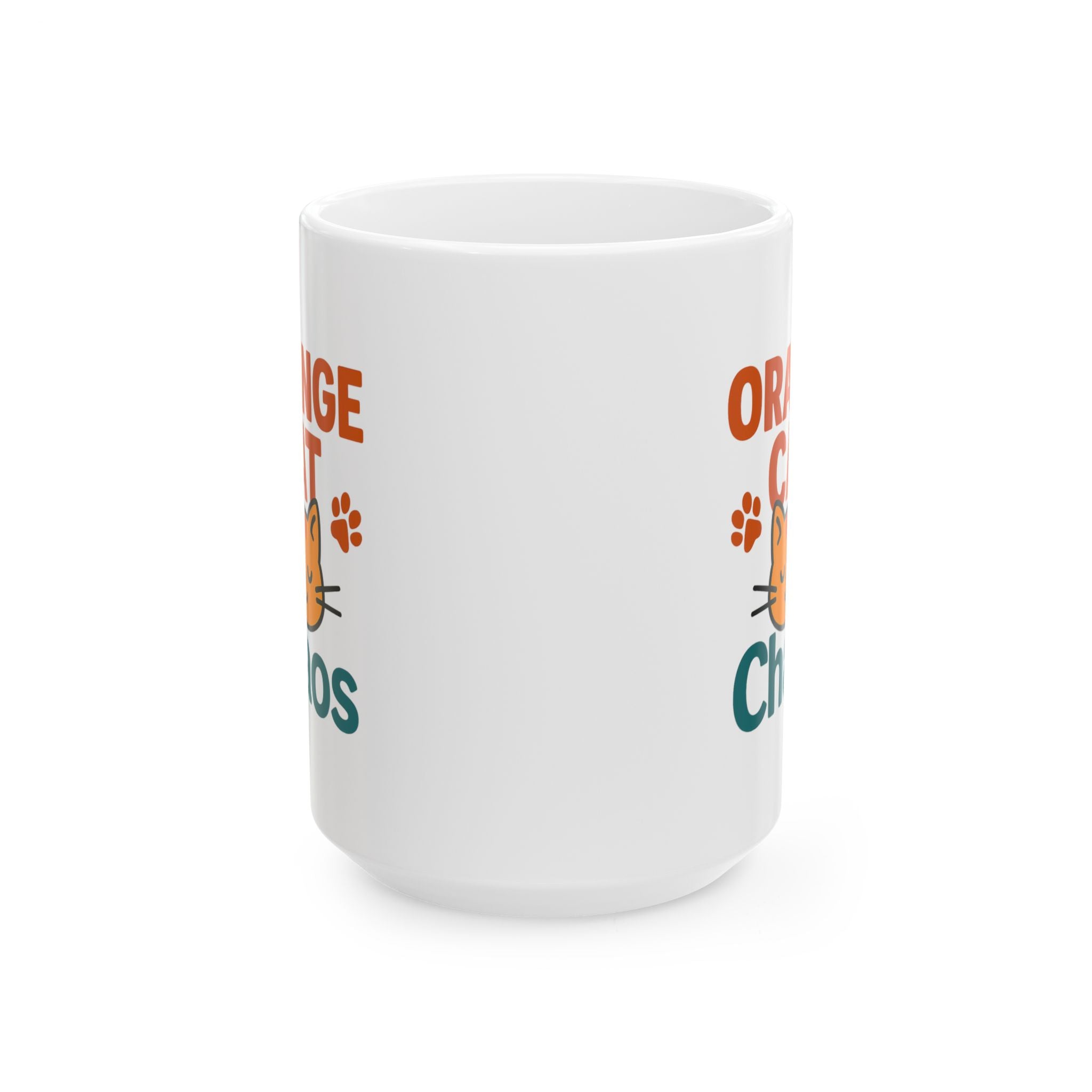 Owned By An Orange Cat Coffee Mug | Cat Lover Gift | Ceramic Mug