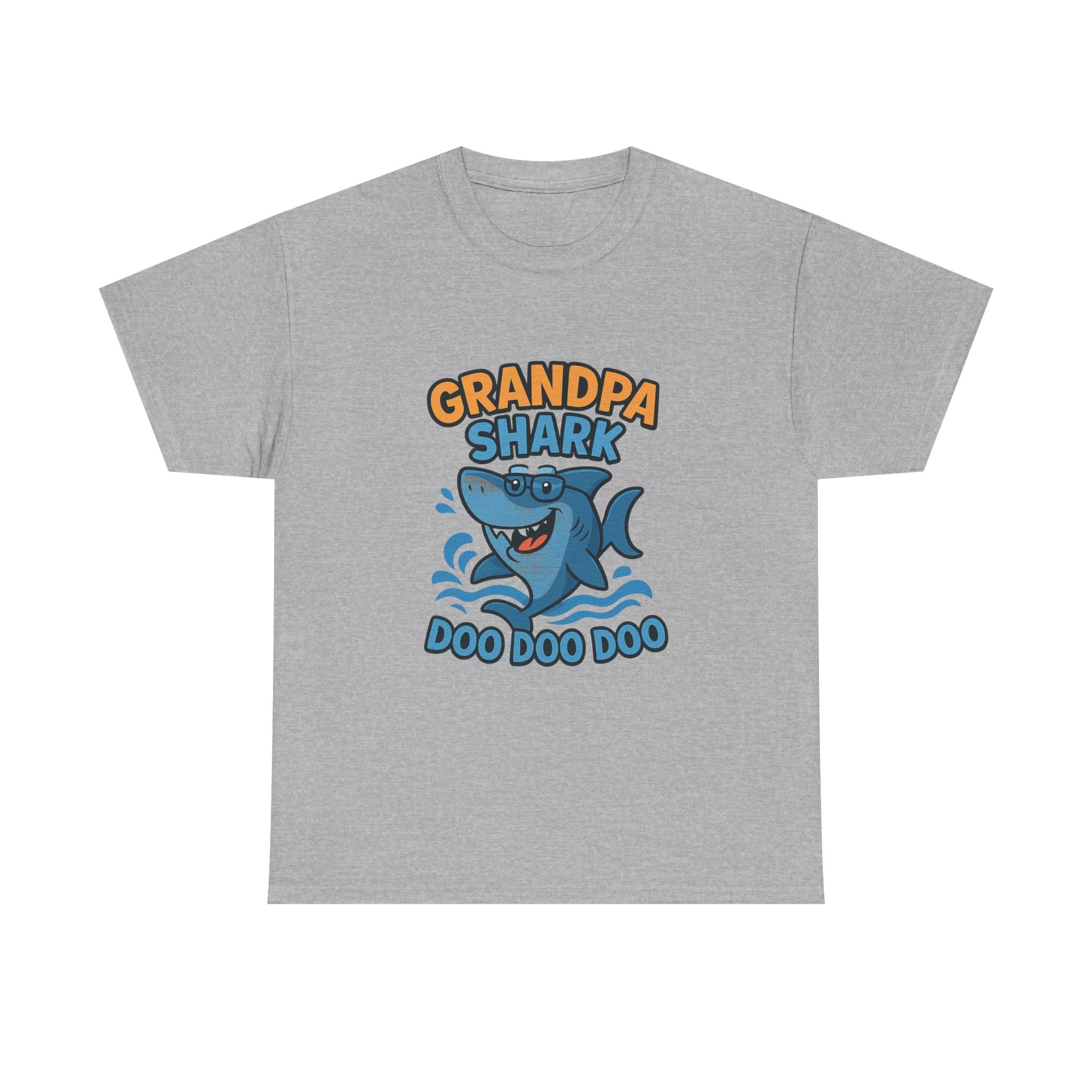 Grandpa Shark Doo Doo Family T-Shirt | Gift for Grandpa | Graphic Tee