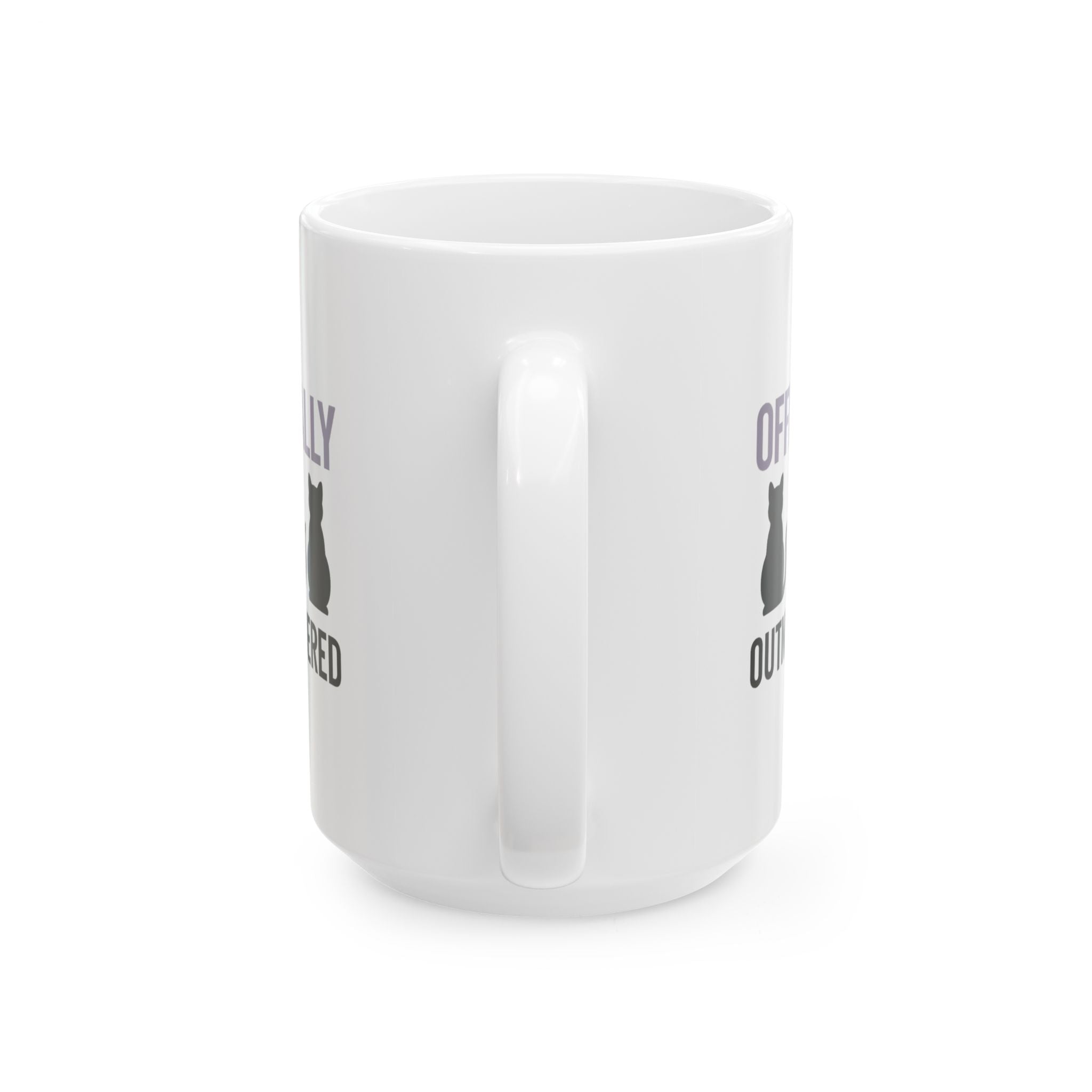 Cat Lady In Training Officially Outnumbered Coffee Mug | Cat Lover Gift | Ceramic Mug