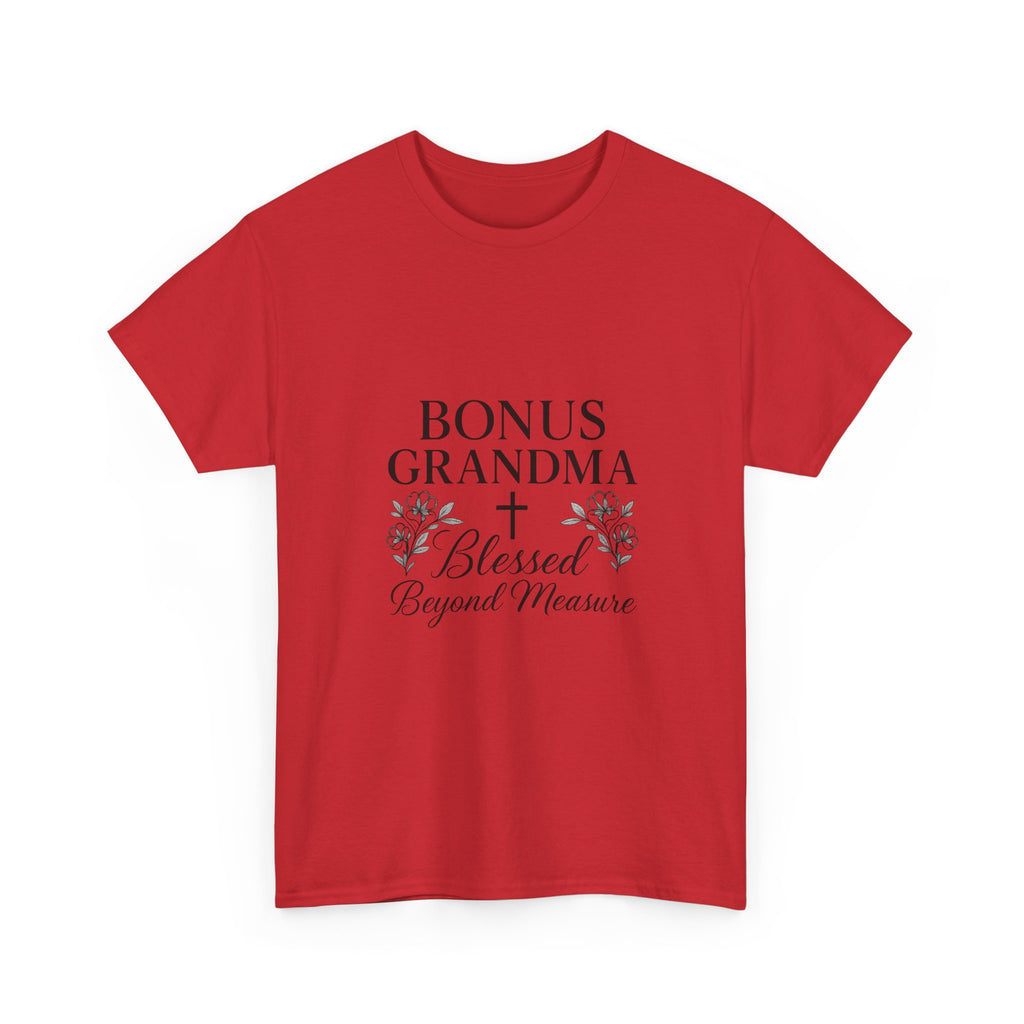 Bonus Grandma Blessed Blended Family T-Shirt | Gift for Grandma | Graphic Tee