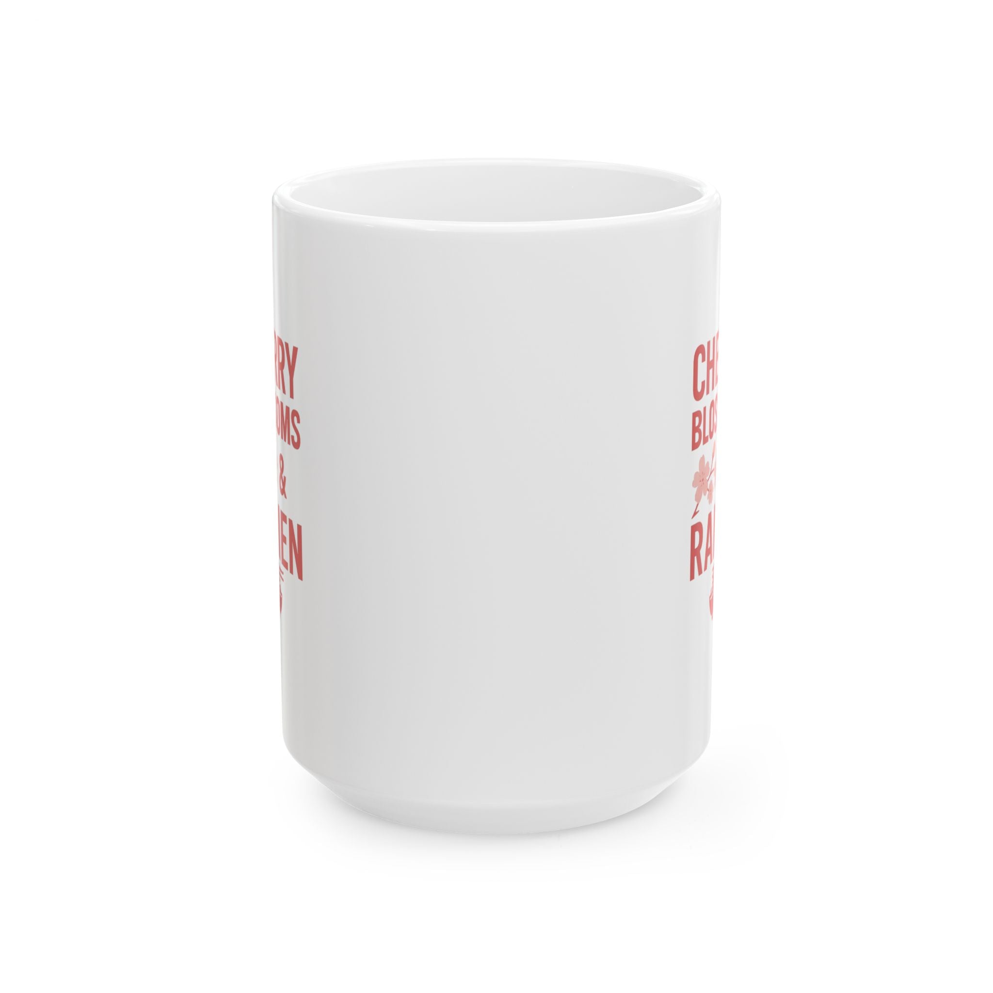 Japan Obsessed Cherry Blossoms And Ramen Coffee Mug | Unique Gift | Ceramic Mug