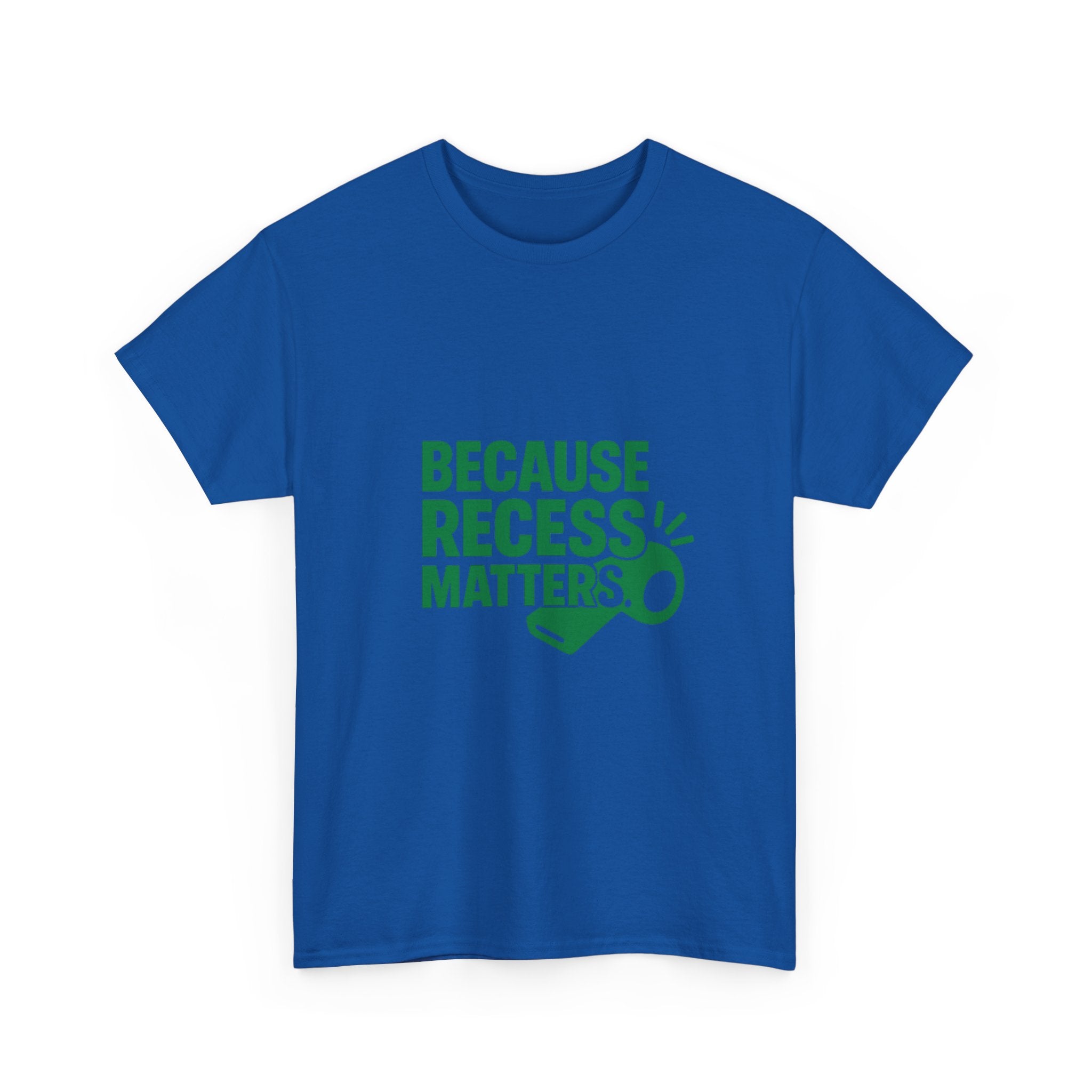 PE Teacher Because Recess Matters T-Shirt | Teacher Gift | Graphic Tee