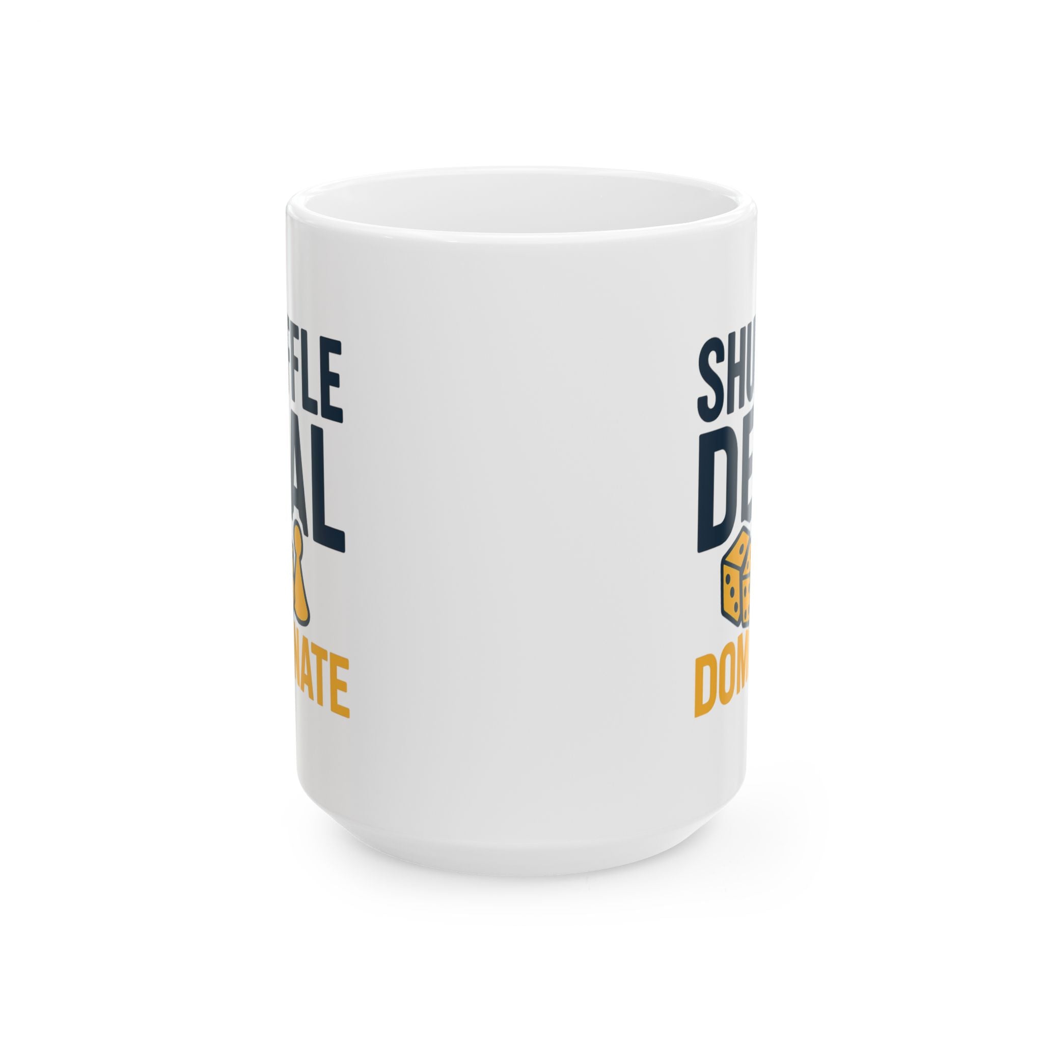 Board Game Night Host Shuffle Deal Dominate Coffee Mug | Unique Gift | Ceramic Mug