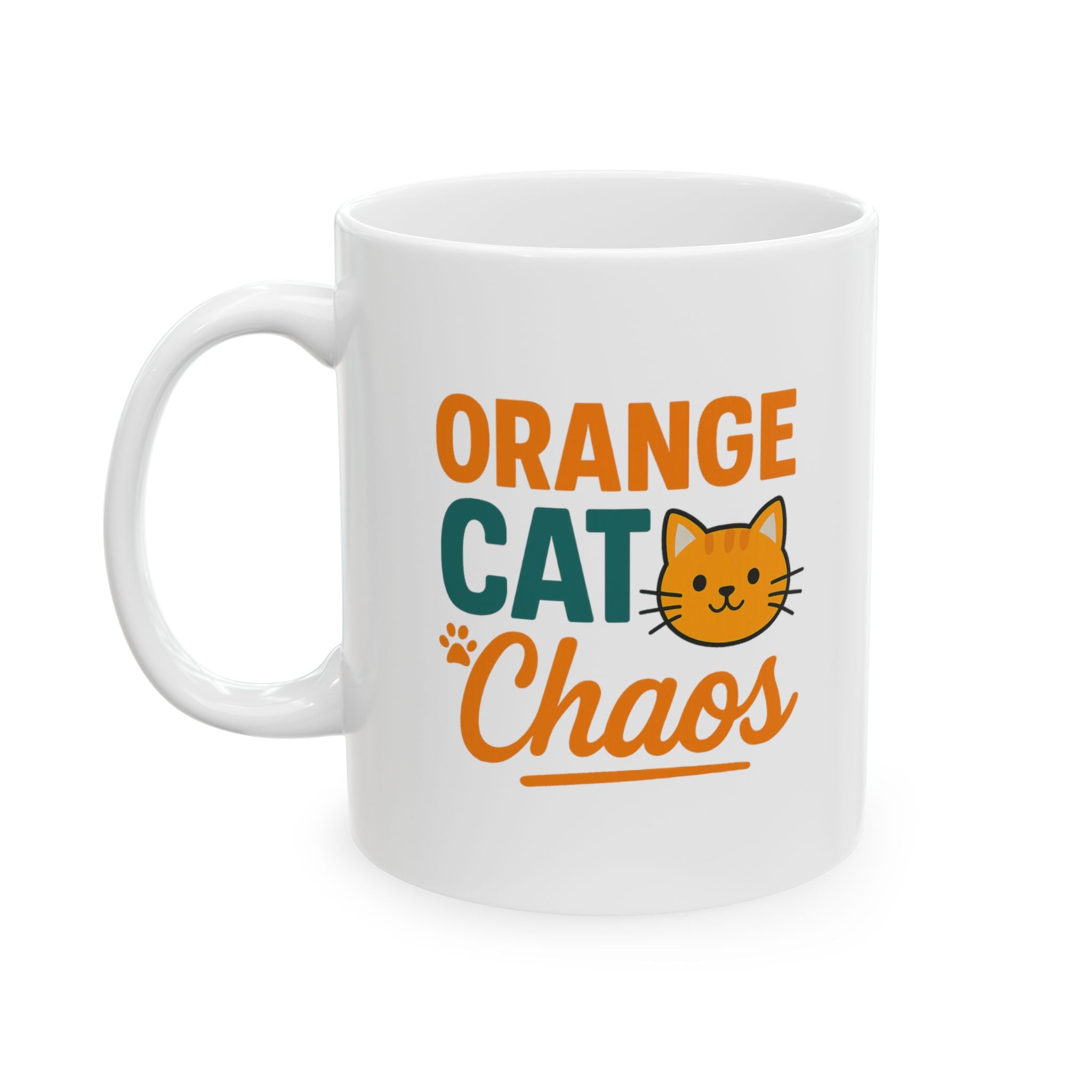 Ginger Cat Mom Proud And Covered In Fur Coffee Mug | Cat Lover Gift | Ceramic Mug