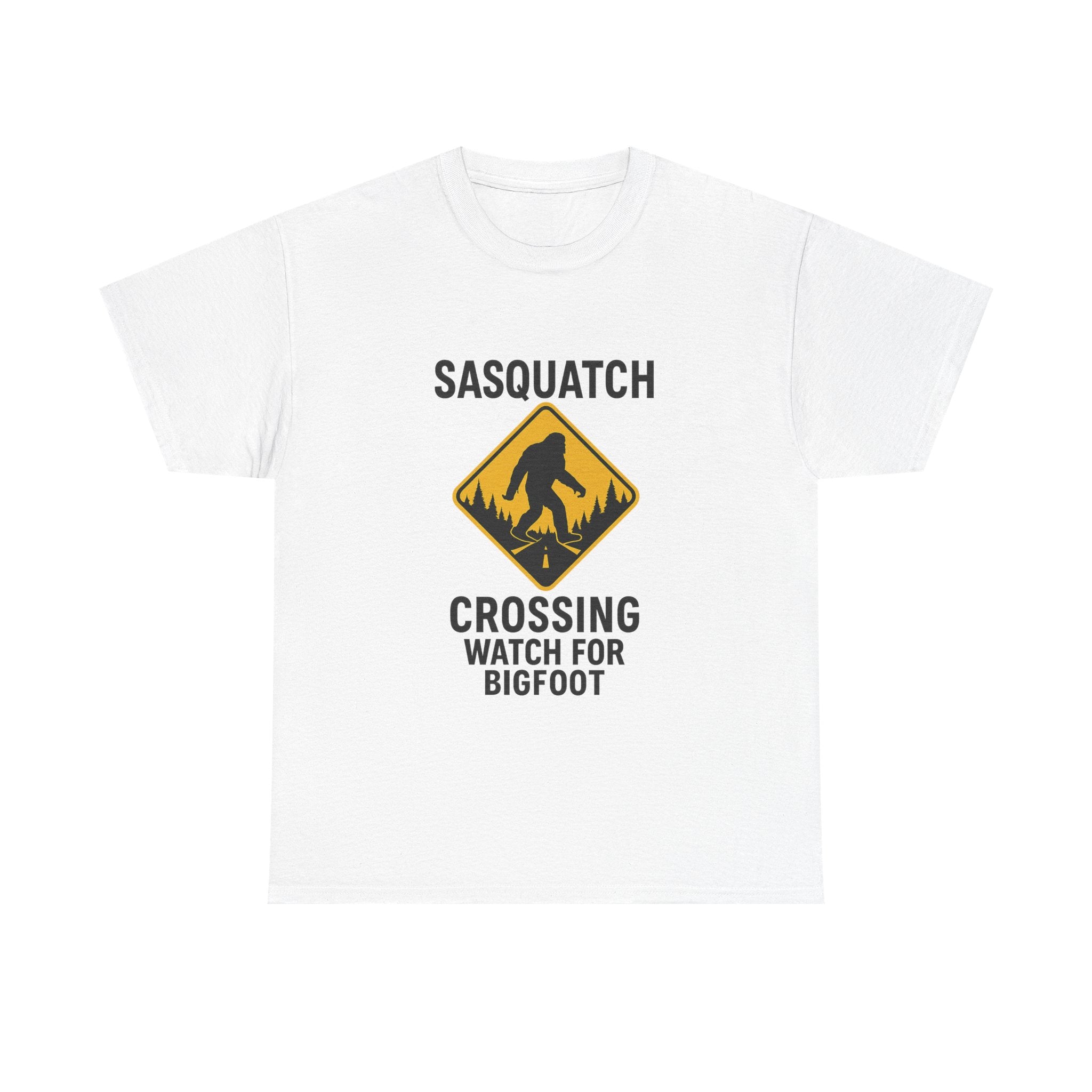 Sasquatch Crossing Watch For Bigfoot T-Shirt | Unique Gift | Graphic Tee