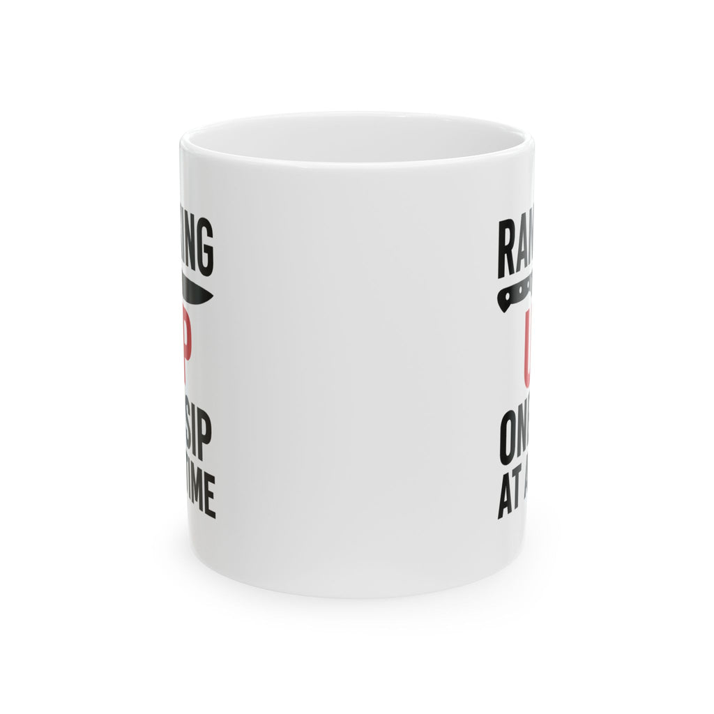 Sous Chef Ranking Up One Sip At A Time Coffee Mug | Chef Gift | Ceramic Mug