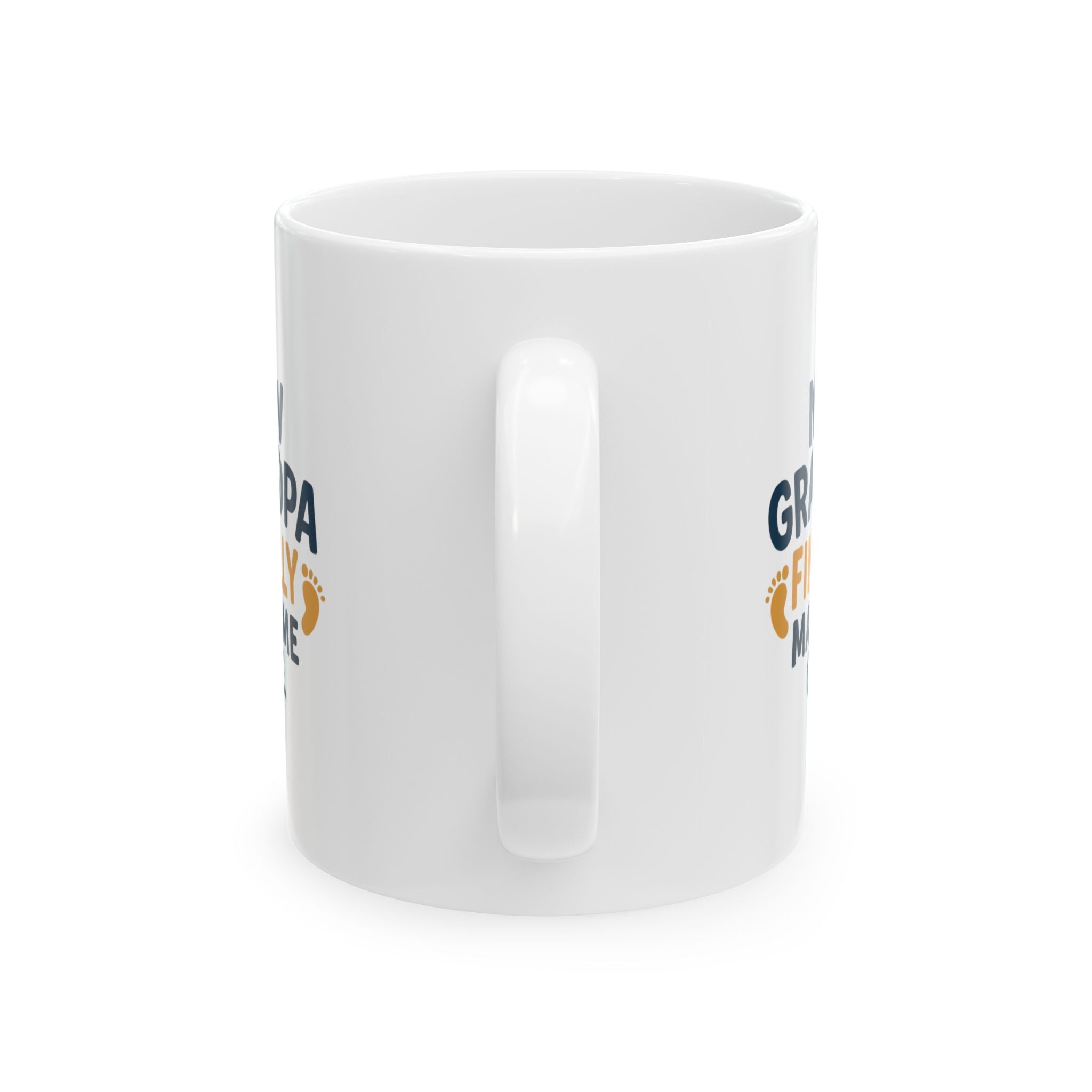 New Grandpa They Finally Made Me One Coffee Mug | Gift for Grandpa | Ceramic Mug