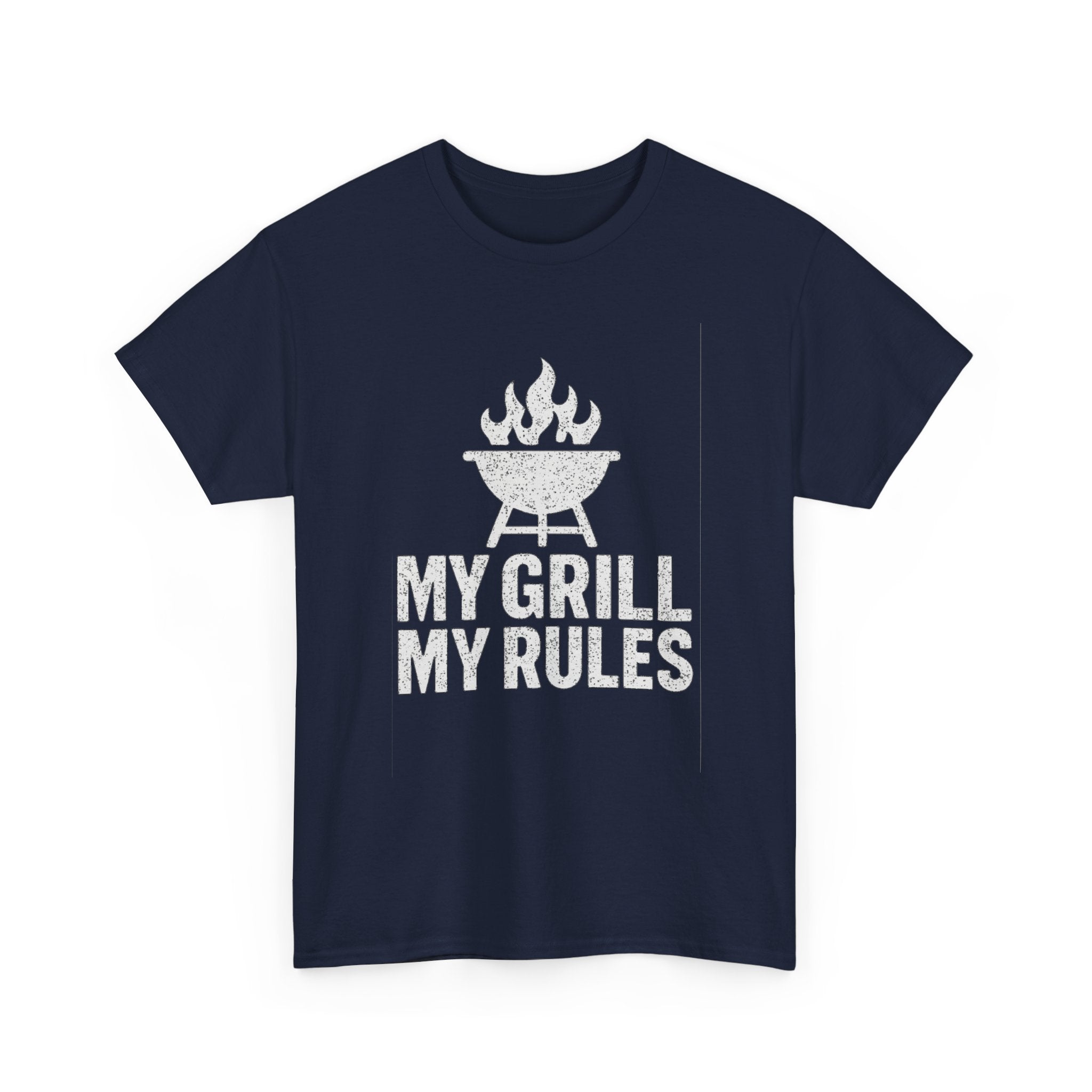 BBQ Rules My Grill My Rules Dad T-Shirt | Gift for Dad | Graphic Tee