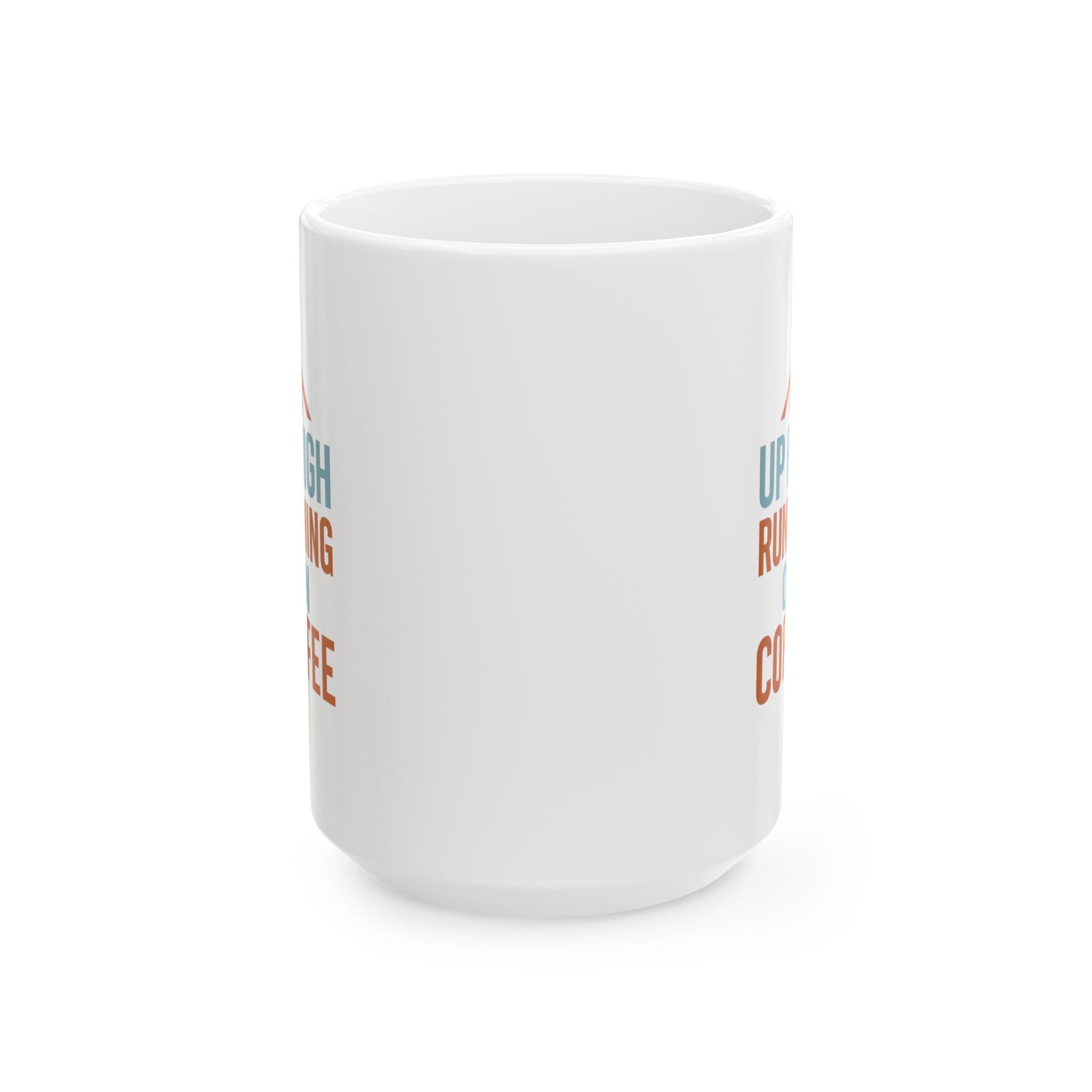 Roofer Up High And Running On Coffee Coffee Mug | Coffee Lover Gift | Ceramic Mug