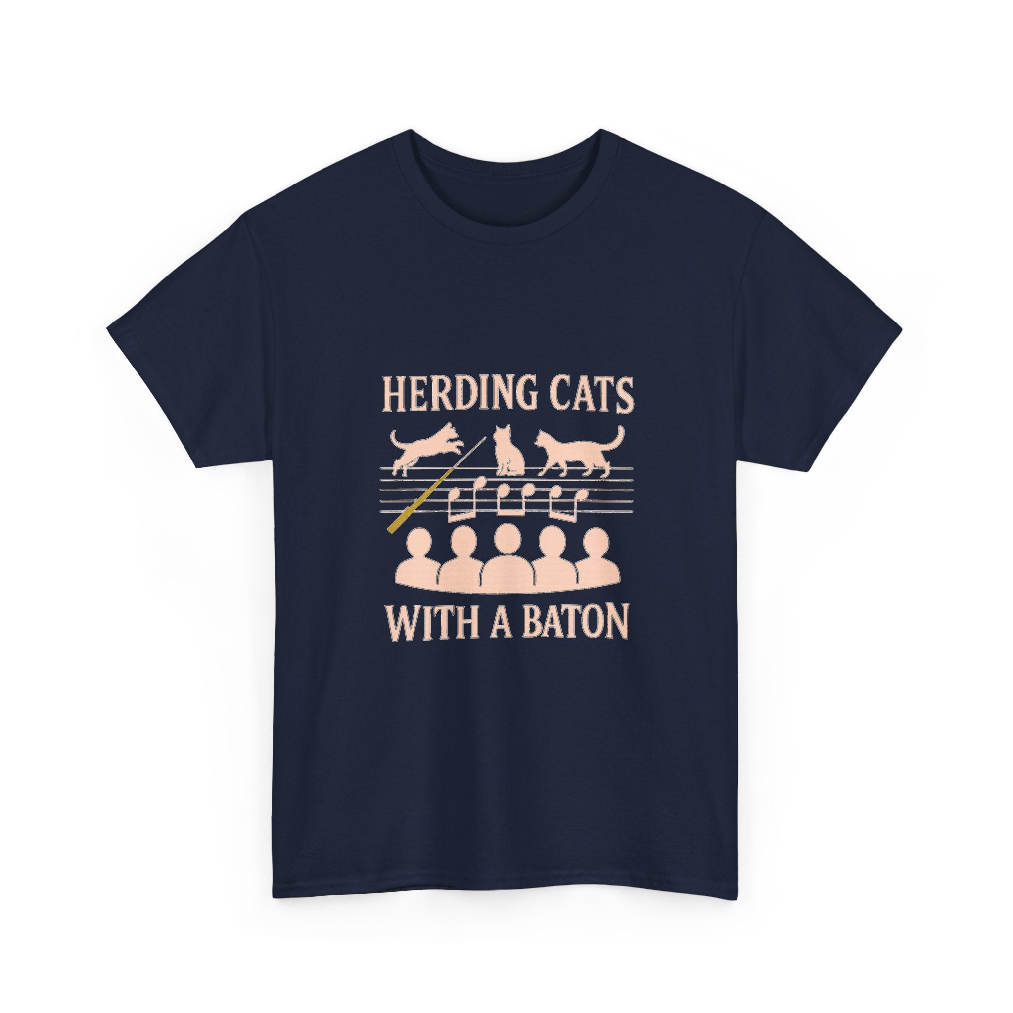 Choir Director Herding Cats With A Baton T-Shirt