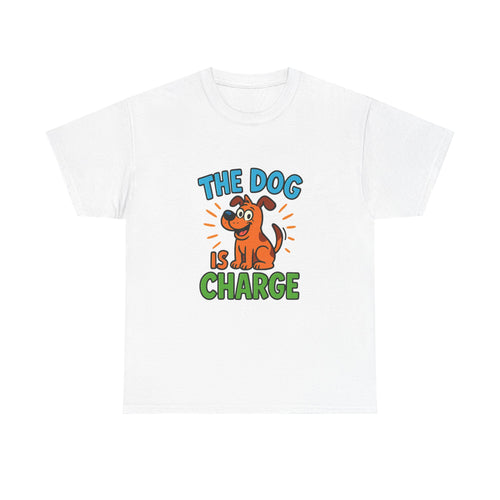 Boss Is The Dog T-Shirt | Funny Pet Humor | Graphic Tee