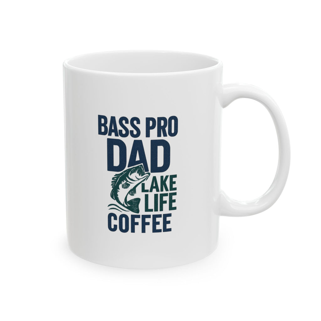 Bass Pro Dad Lake Life Coffee Coffee Mug | Gift for Dad | Ceramic Mug