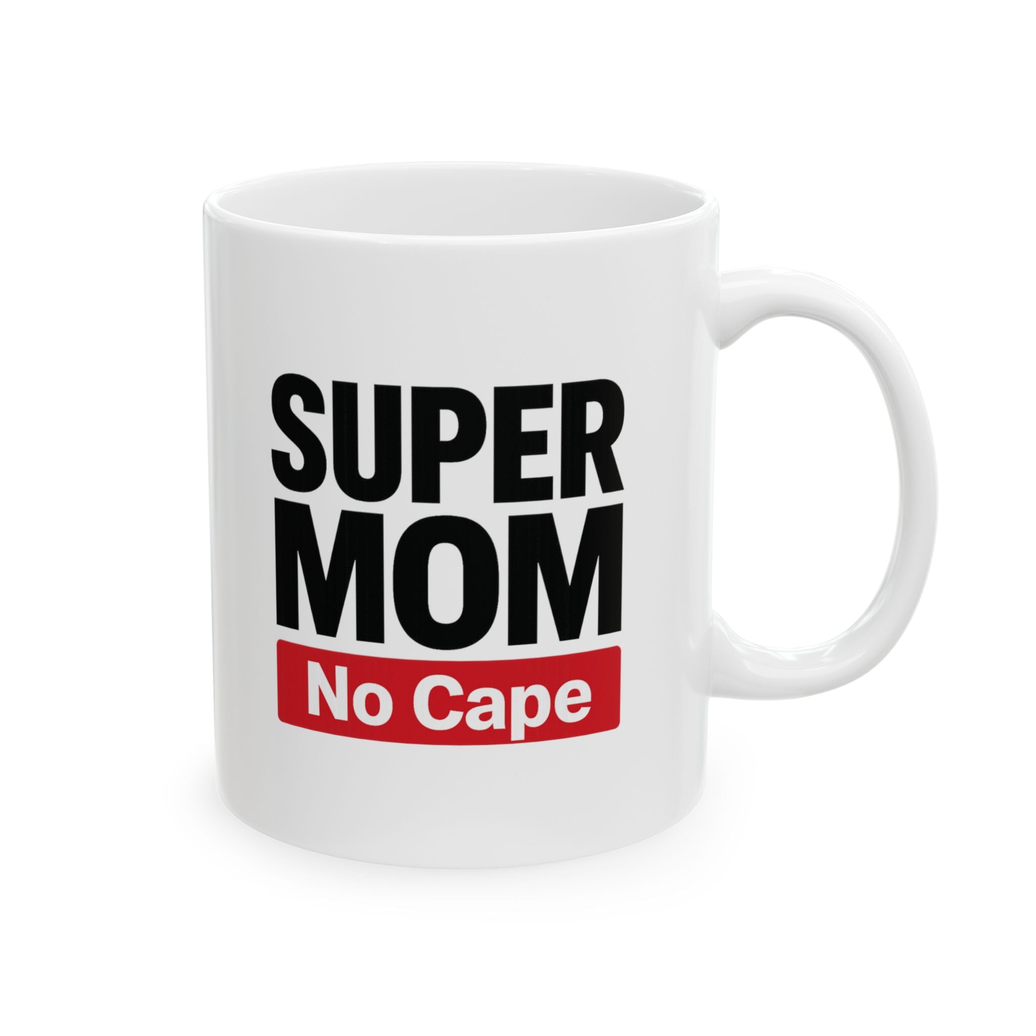 Officially A Supermom Send Backup Coffee Mug | Funny Mom Humor | Ceramic Mug