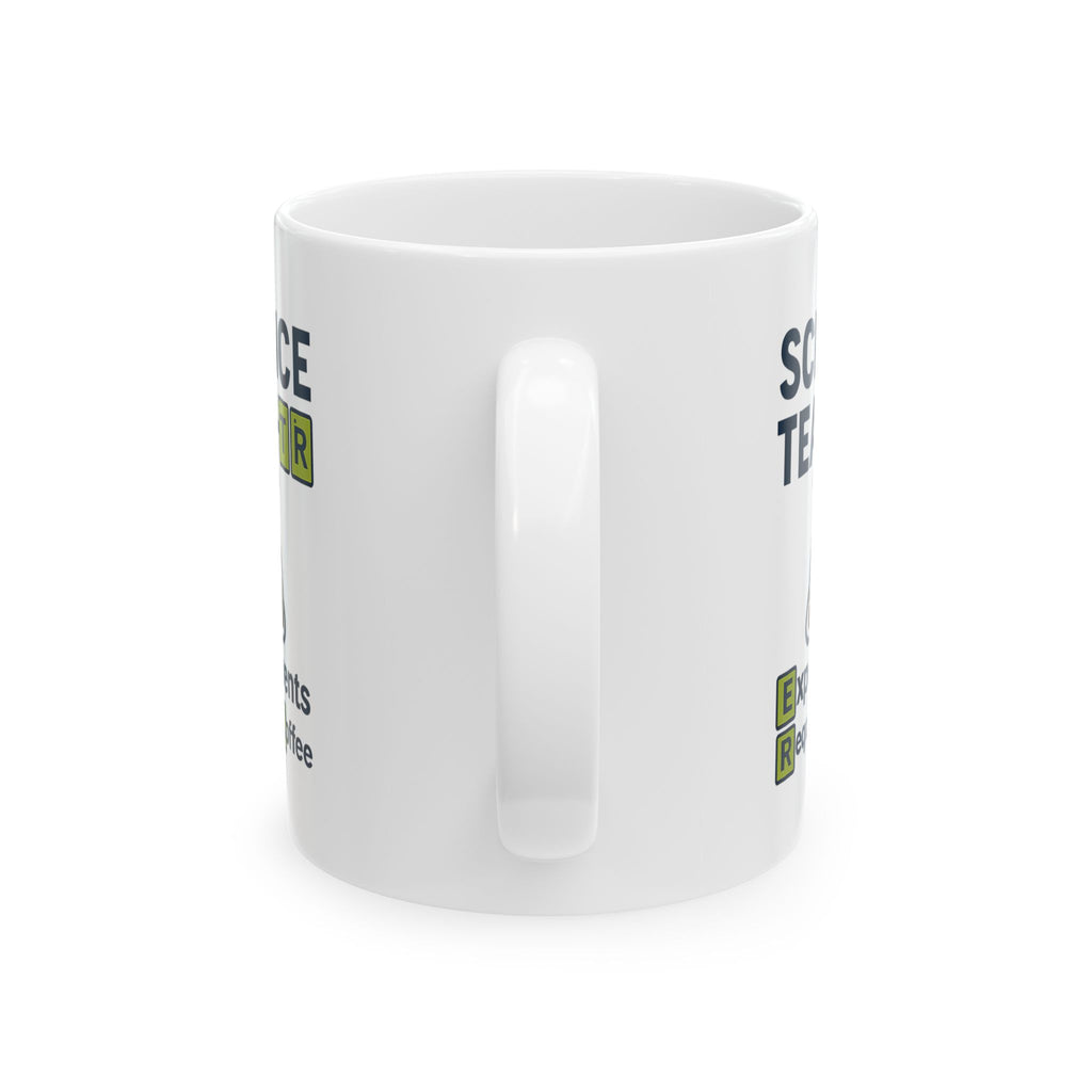 Science Teacher Experiments Require Coffee First Ceramic Mug