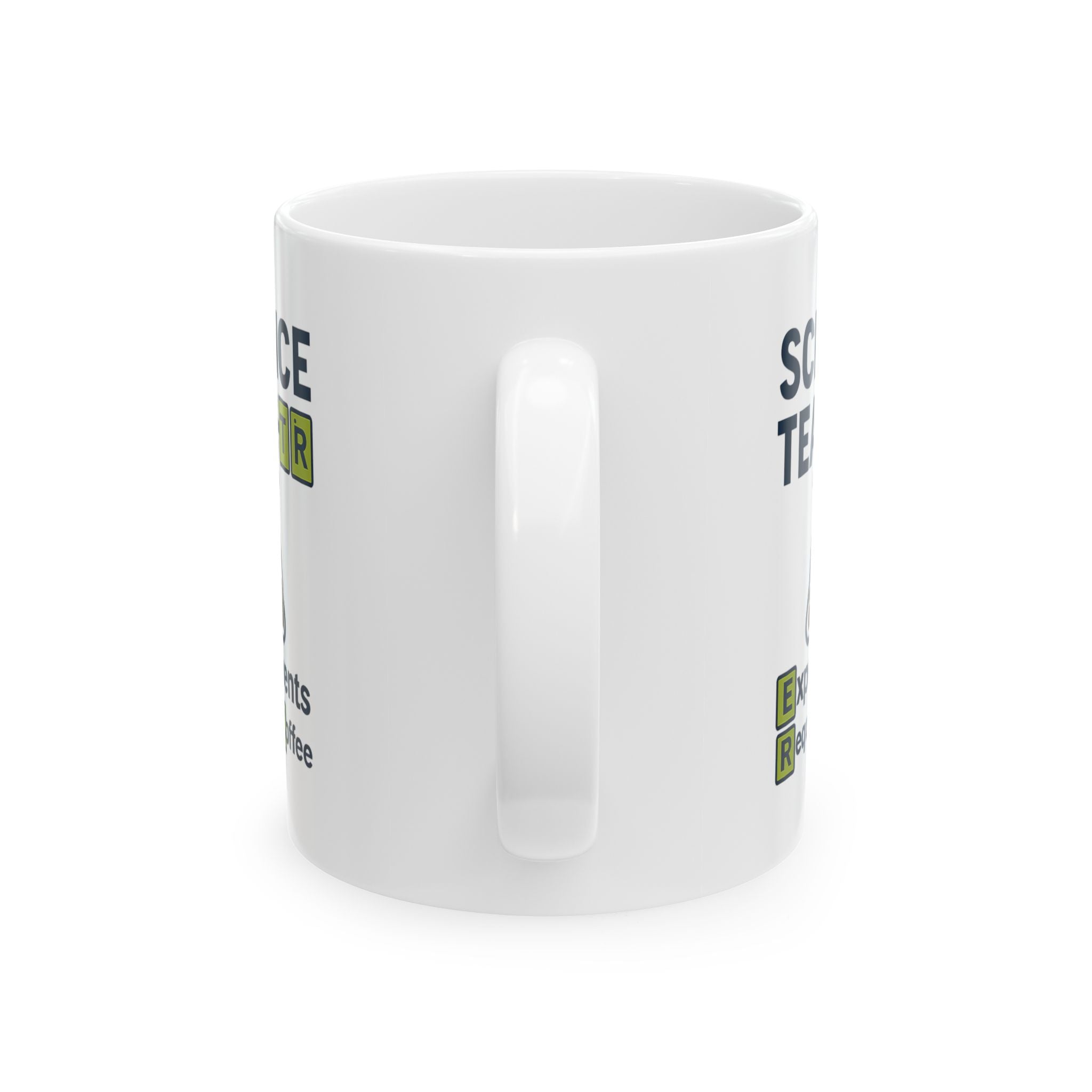Science Teacher Experiments Require Coffee First Ceramic Mug