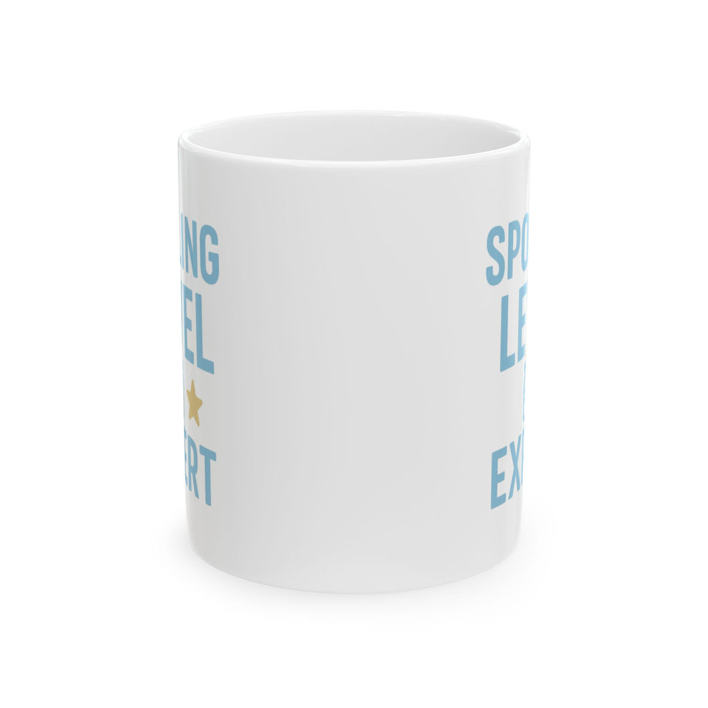 New Grandparents Spoiling Level Expert Coffee Mug | Gift for Grandpa | Ceramic Mug
