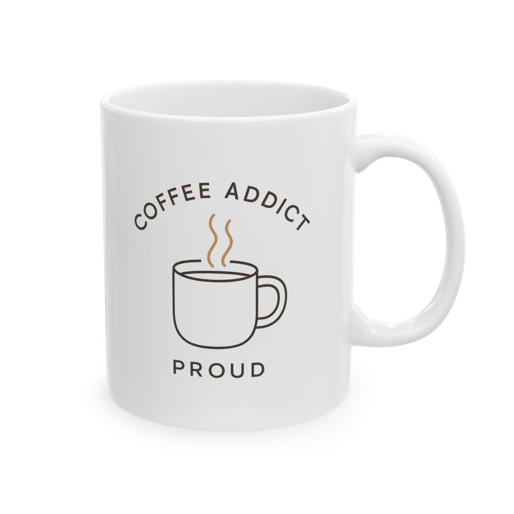 Coffee Addict First Step Admitting It Done Coffee Mug | Funny Coffee Gift | Ceramic Mug