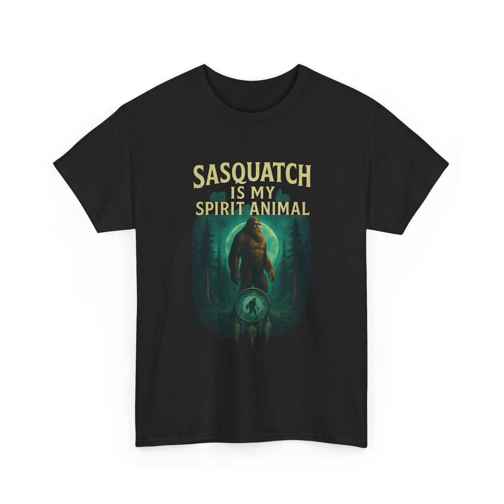 Sasquatch Is My Spirit Animal T-Shirt | Unique Gift | Graphic Tee