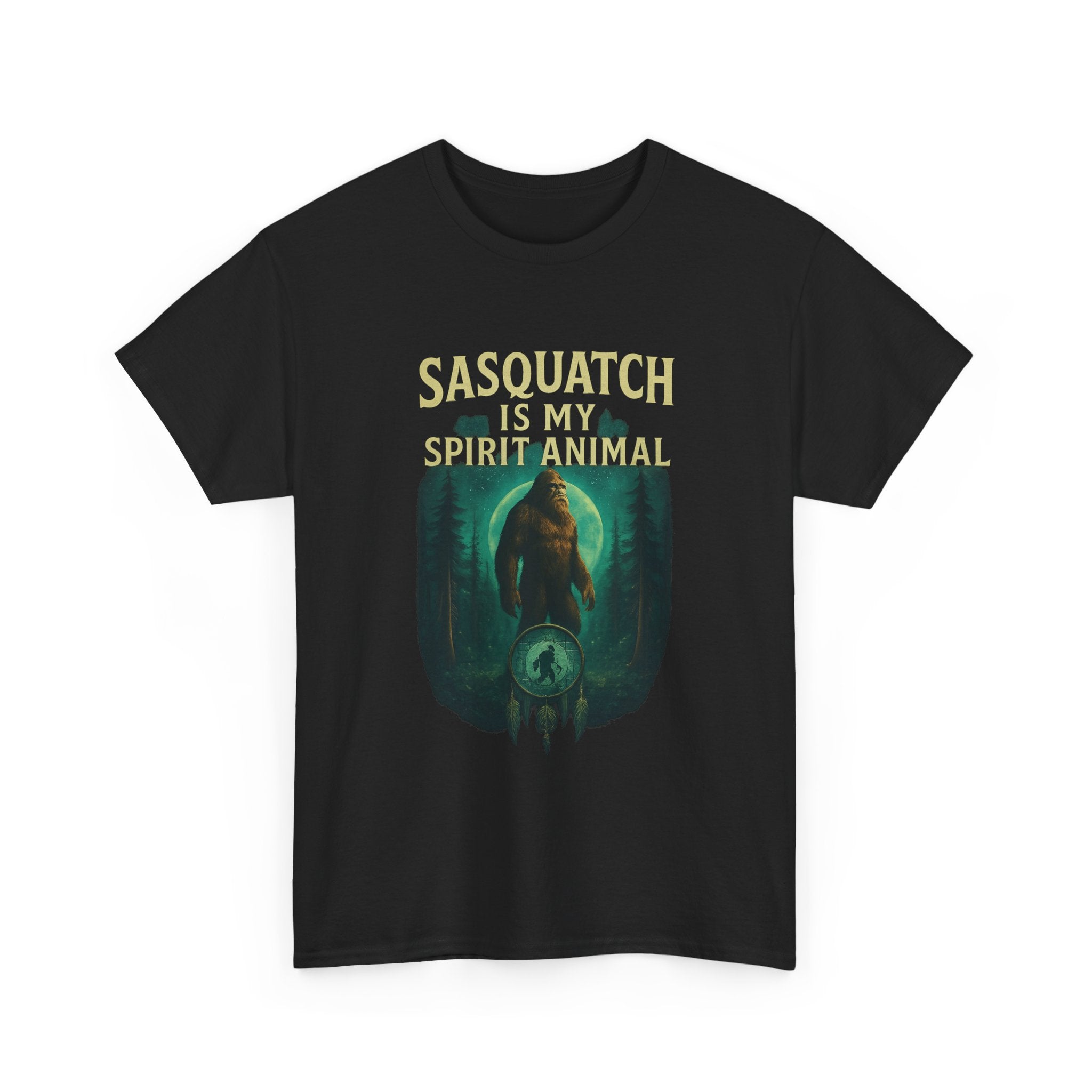 Sasquatch Is My Spirit Animal T-Shirt | Unique Gift | Graphic Tee