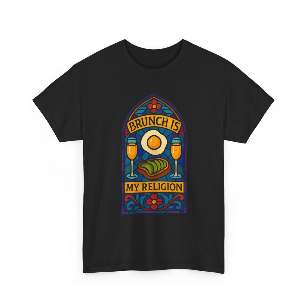 Brunch Is My Religion T-Shirt | Unique Gift | Graphic Tee