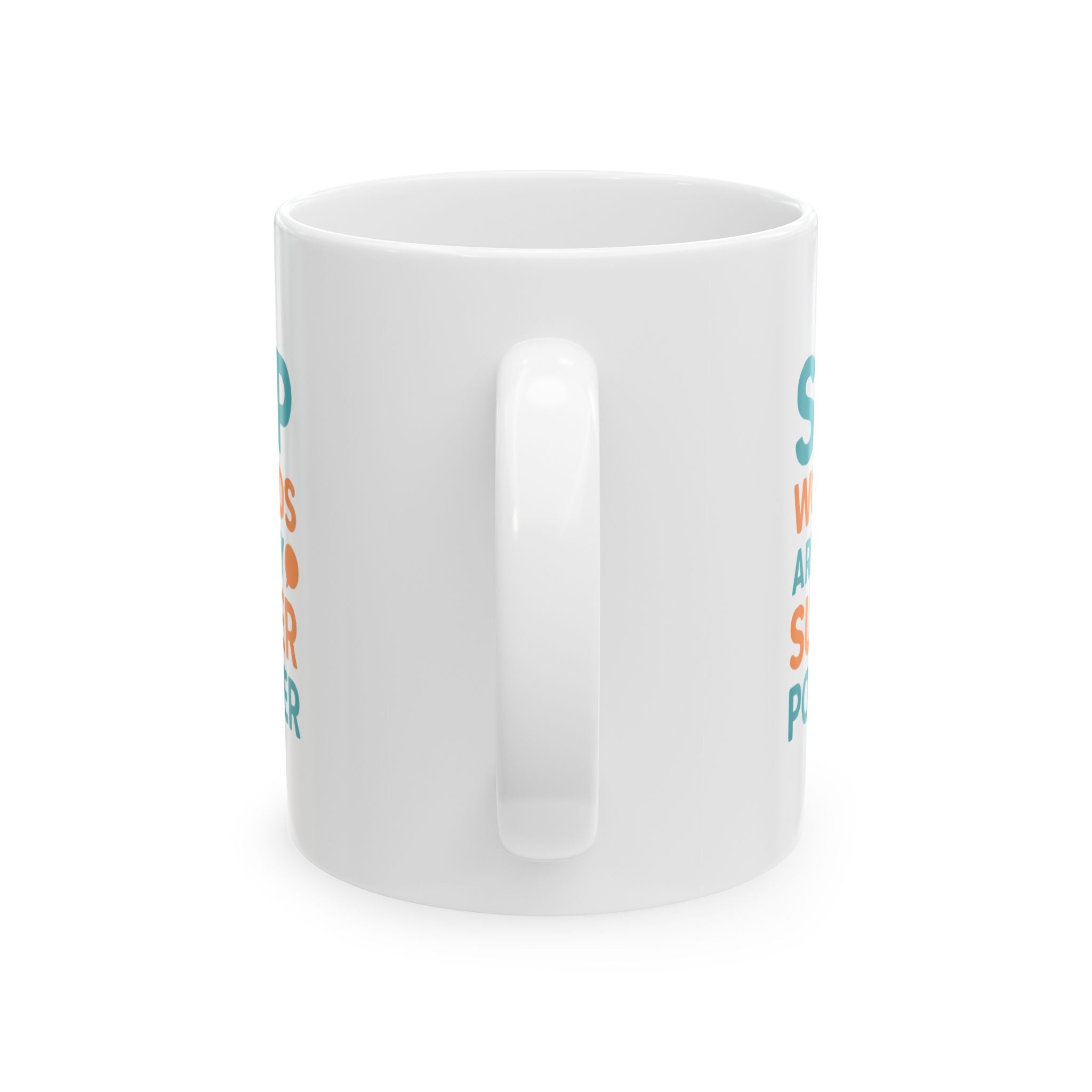 Speech Language Pathologist Words Are My Superpower Coffee Mug | Unique Gift | Ceramic Mug