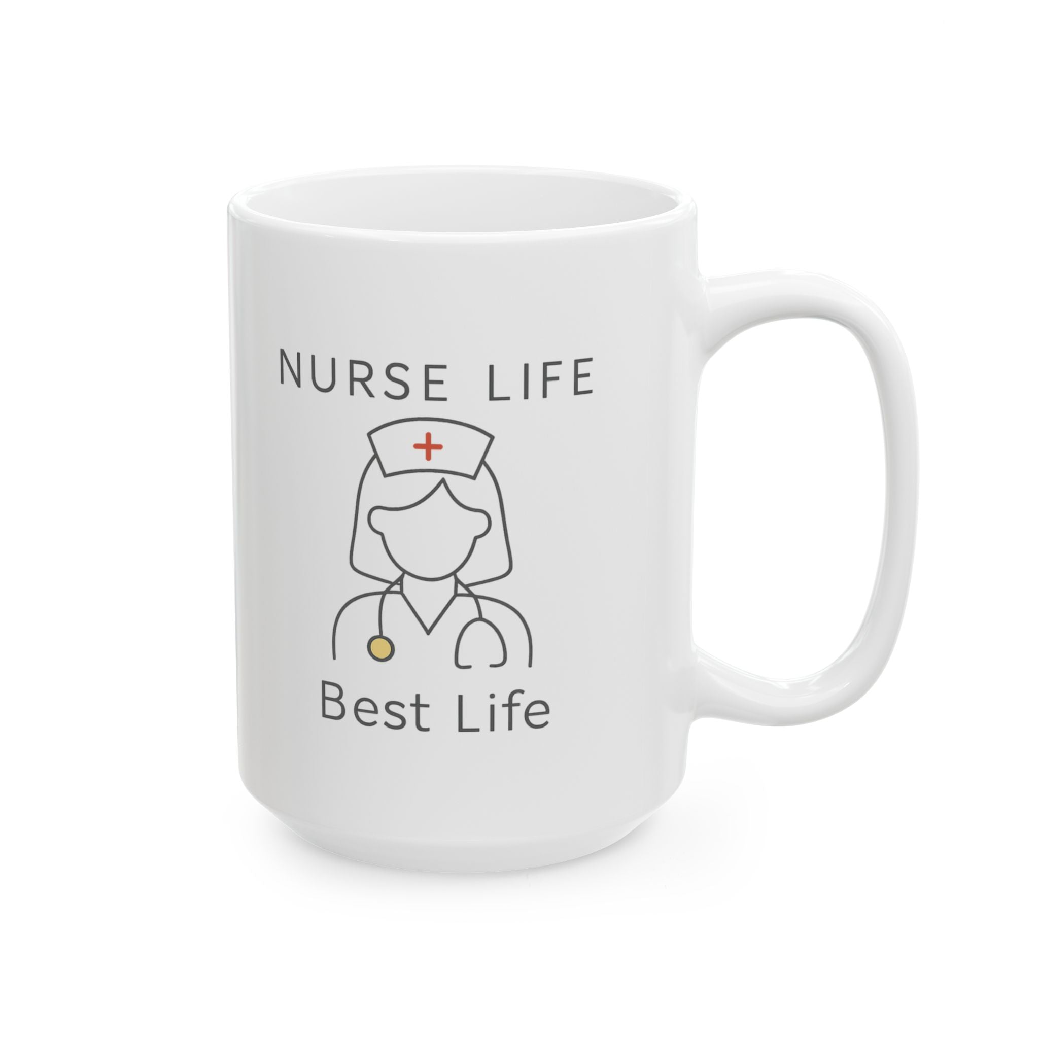 Nurse Life Best Life Period Coffee Mug | Nurse Humor Gift | Ceramic Mug