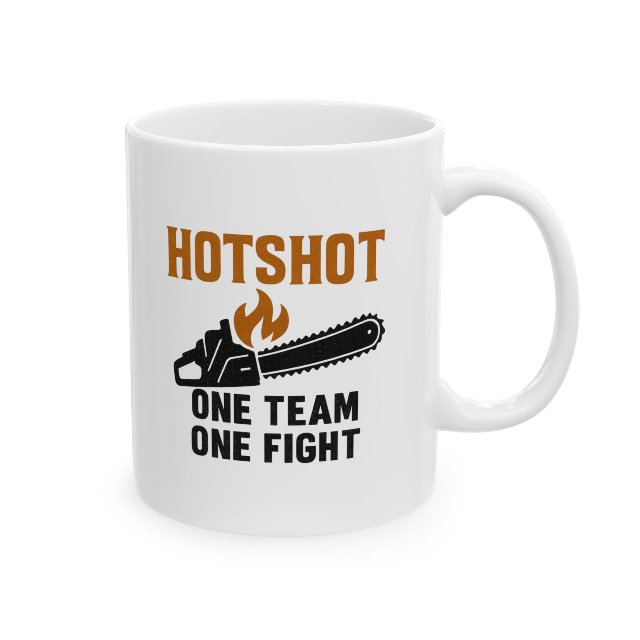Wildland Firefighter Hotshot Crew One Team One Fight Coffee Mug | Unique Gift | Ceramic Mug