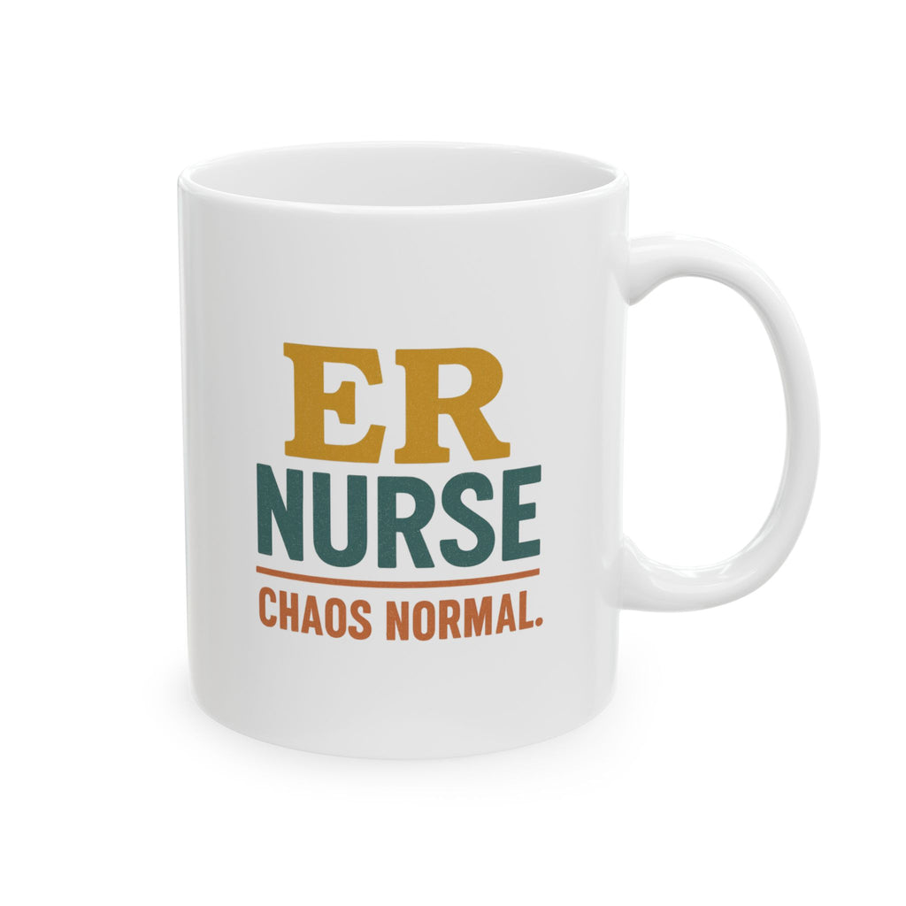 ER Nurse Everything Is Fine Coffee Mug | Funny Emergency Nurse Gift | Ceramic Mug
