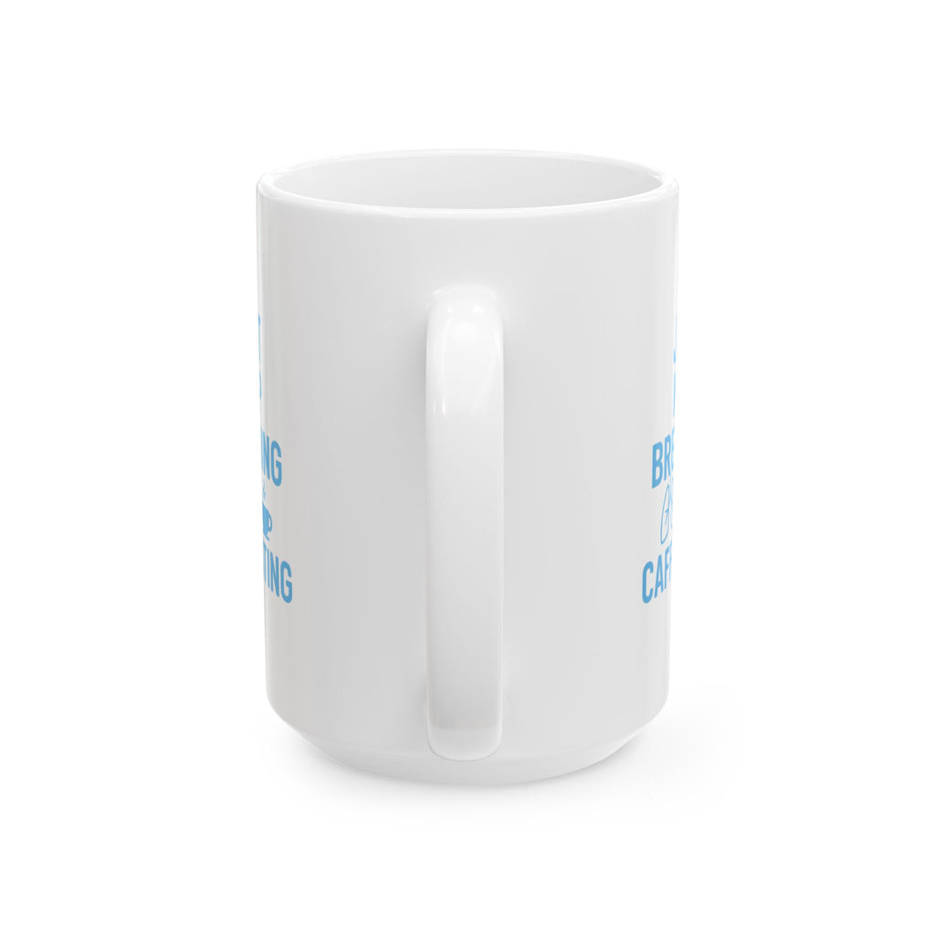 Respiratory Therapist Just Keep Breathing And Caffeinating Coffee Mug | Unique Gift | Ceramic Mug