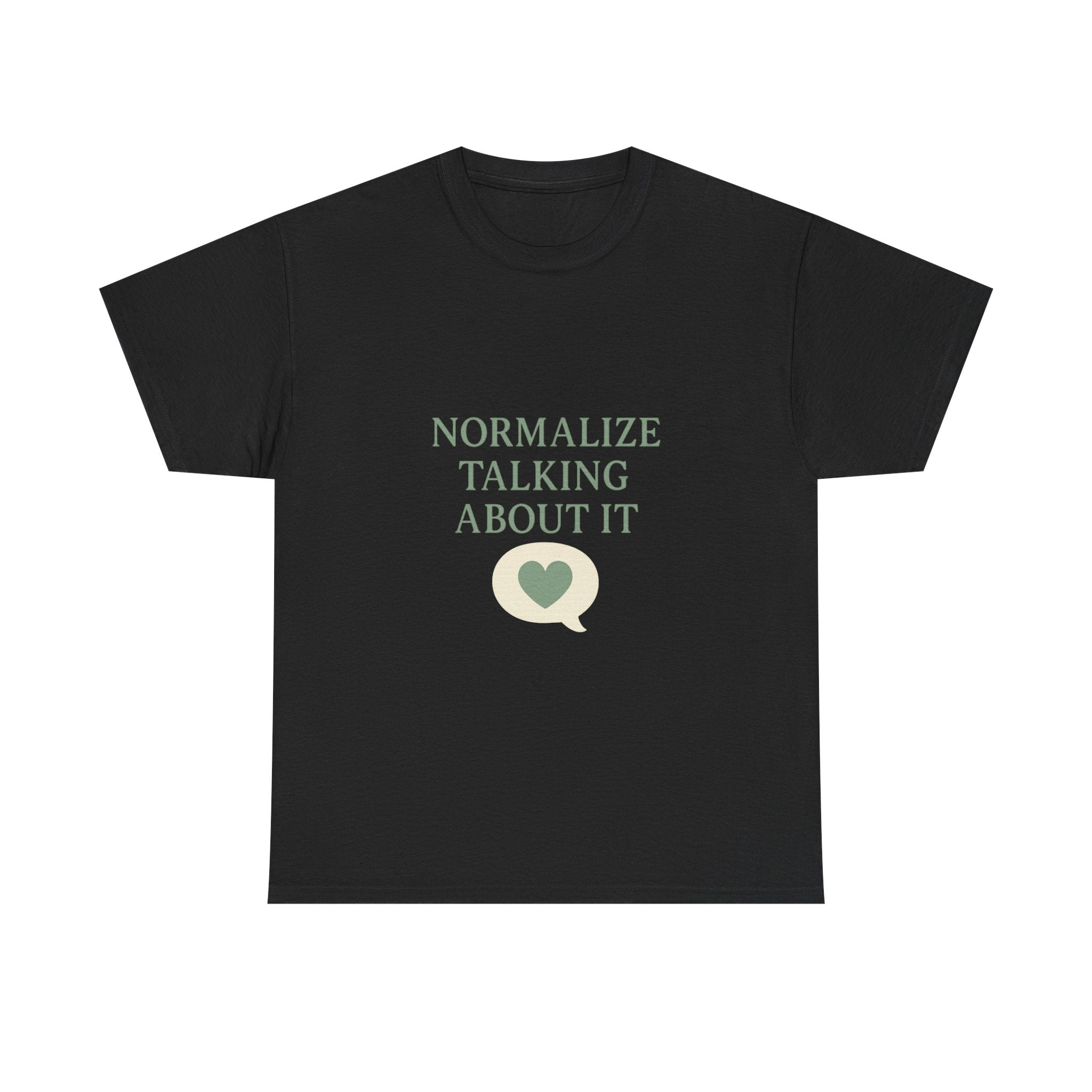 Mental Health Advocate Normalize Talking About It T-Shirt | Cat Lover Gift | Graphic Tee