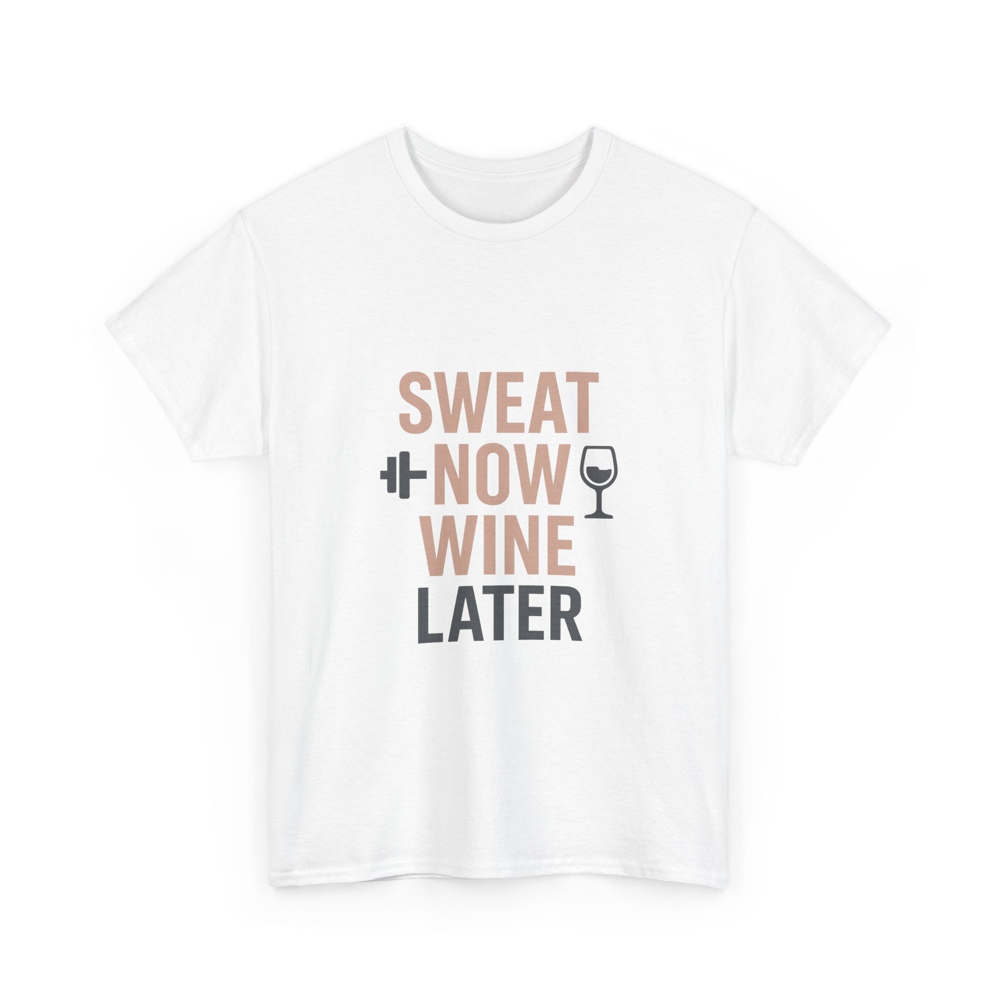 Gym Mom Sweat Now Wine Later T-Shirt | Gift for Mom | Graphic Tee
