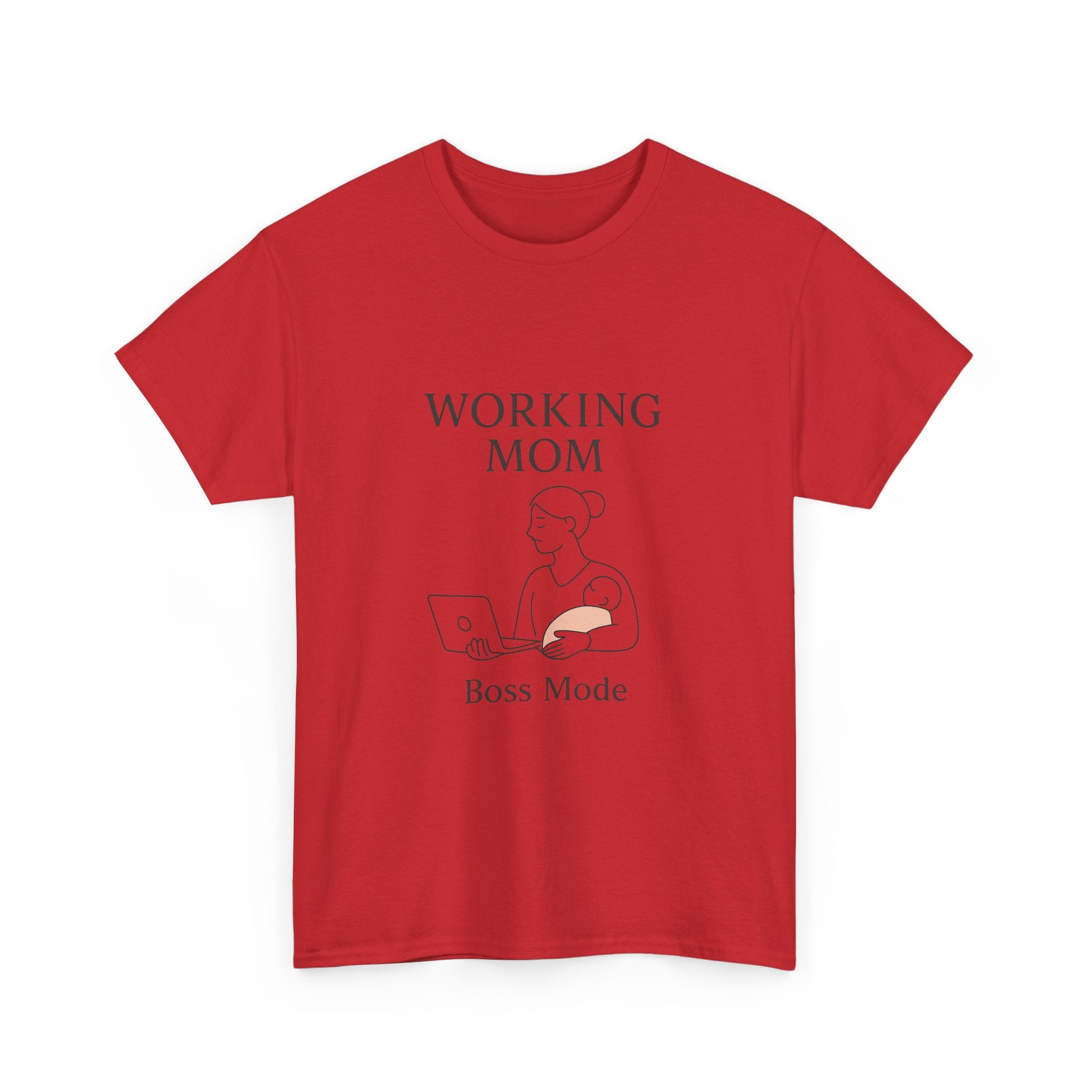 Working Mom Boss Mode On T-Shirt | Funny Mom Humor | Graphic Tee