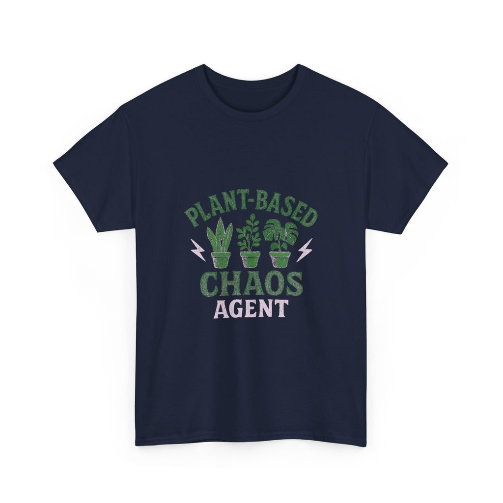 Plant-Based Chaos Agent T-Shirt | Unique Gift | Graphic Tee