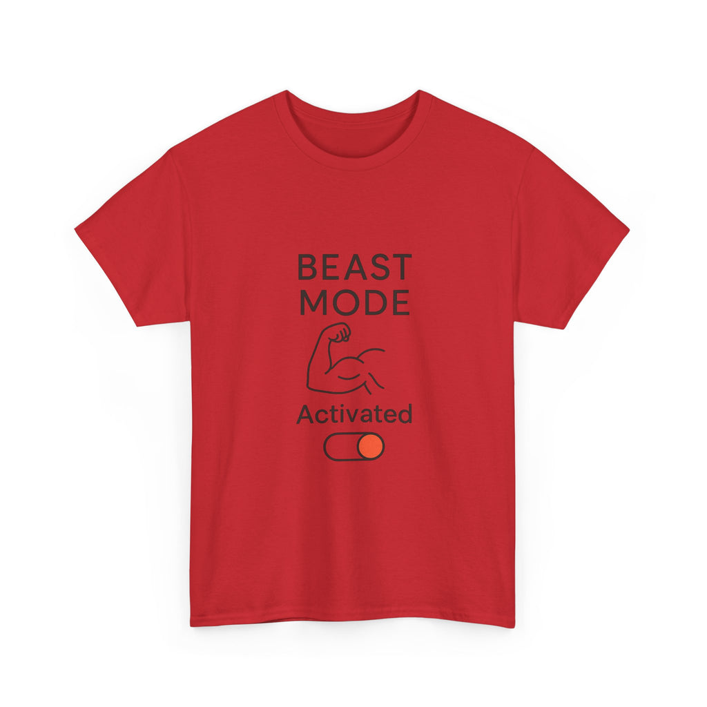Beast Mode Activated T-Shirt | Workout Motivation Gift | Graphic Tee