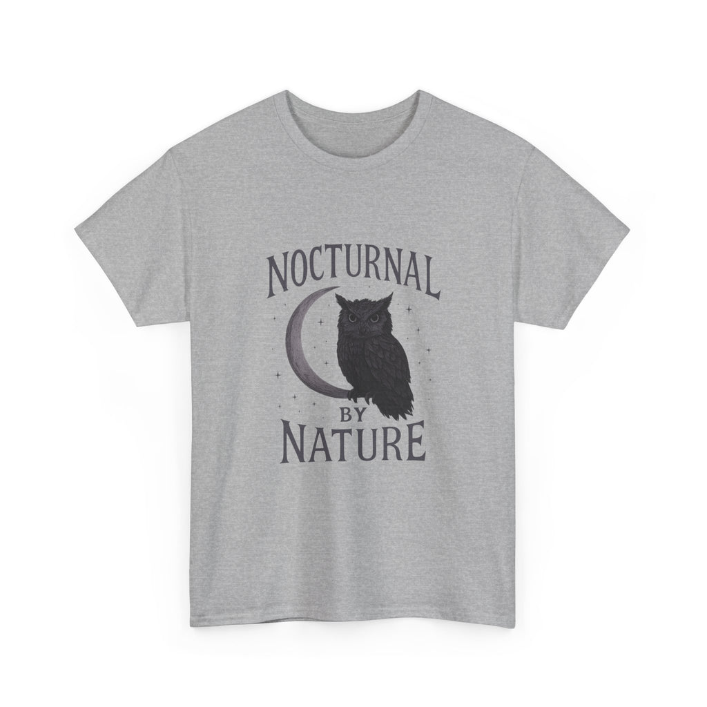 Nocturnal By Nature T-Shirt | Unique Gift | Graphic Tee
