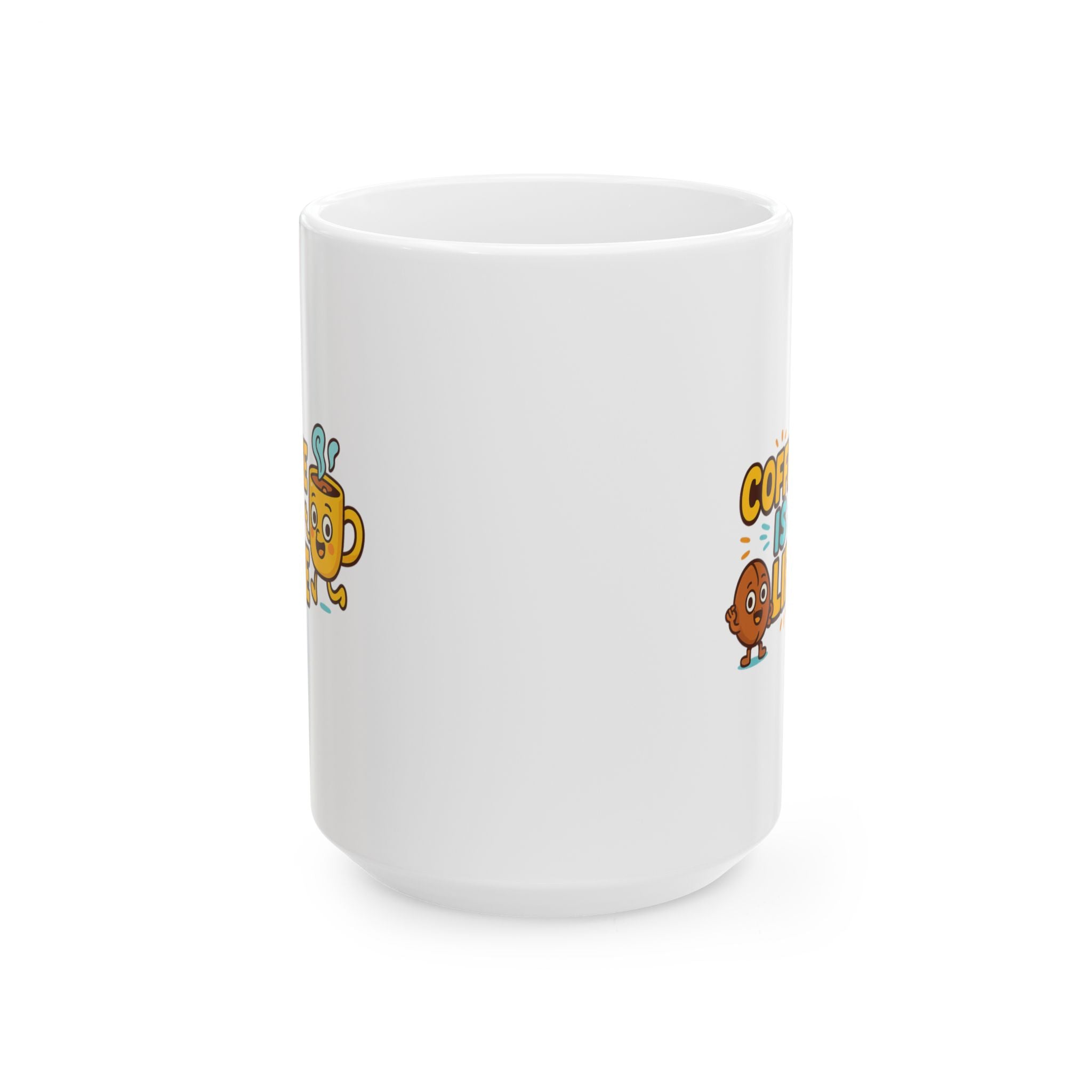 Living My Best Life Meaning Coffee Coffee Mug | Coffee Lover Humor | Ceramic Mug