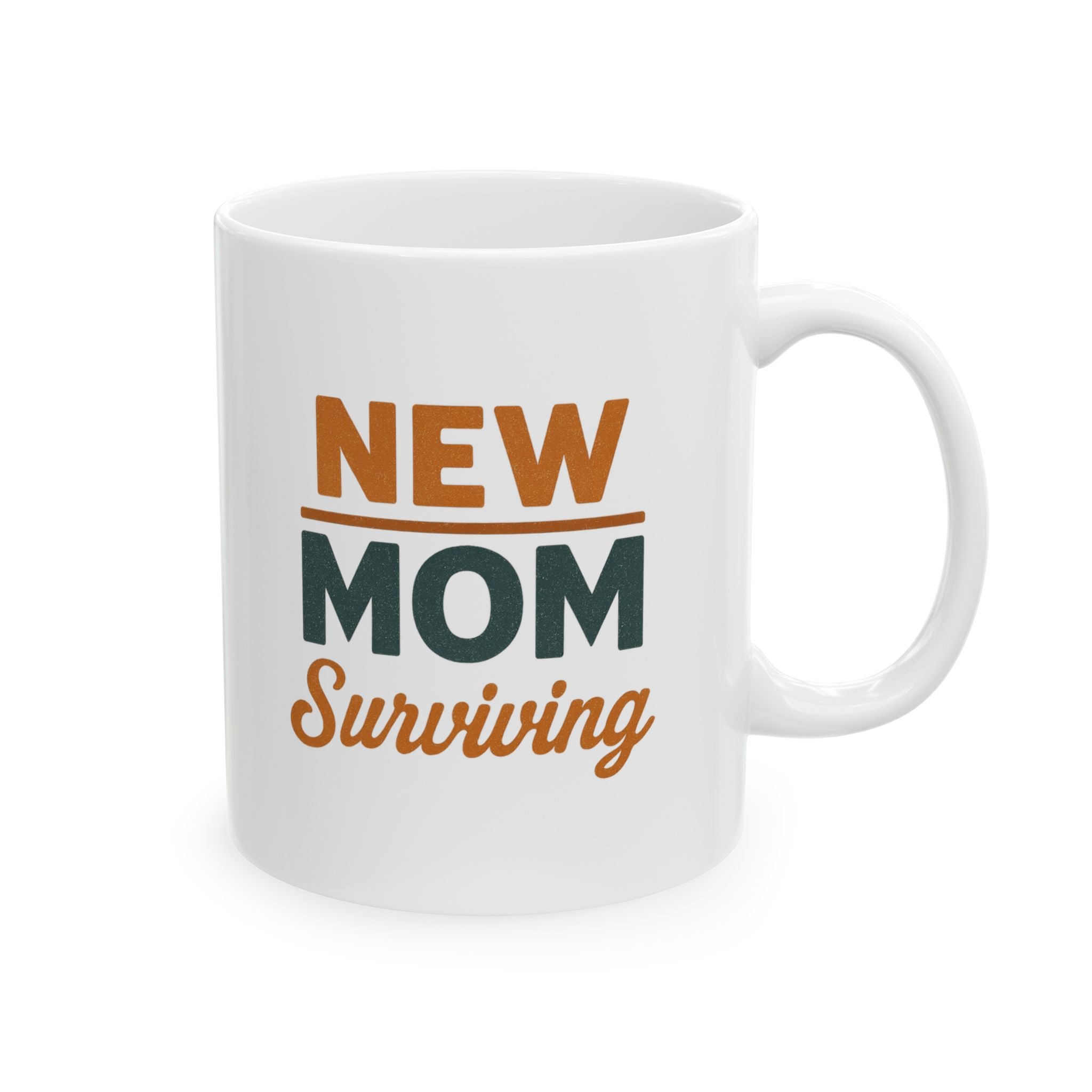 Newborn Mom Boss Level Unlocked Coffee Mug | Funny New Mom Gift | Ceramic Mug