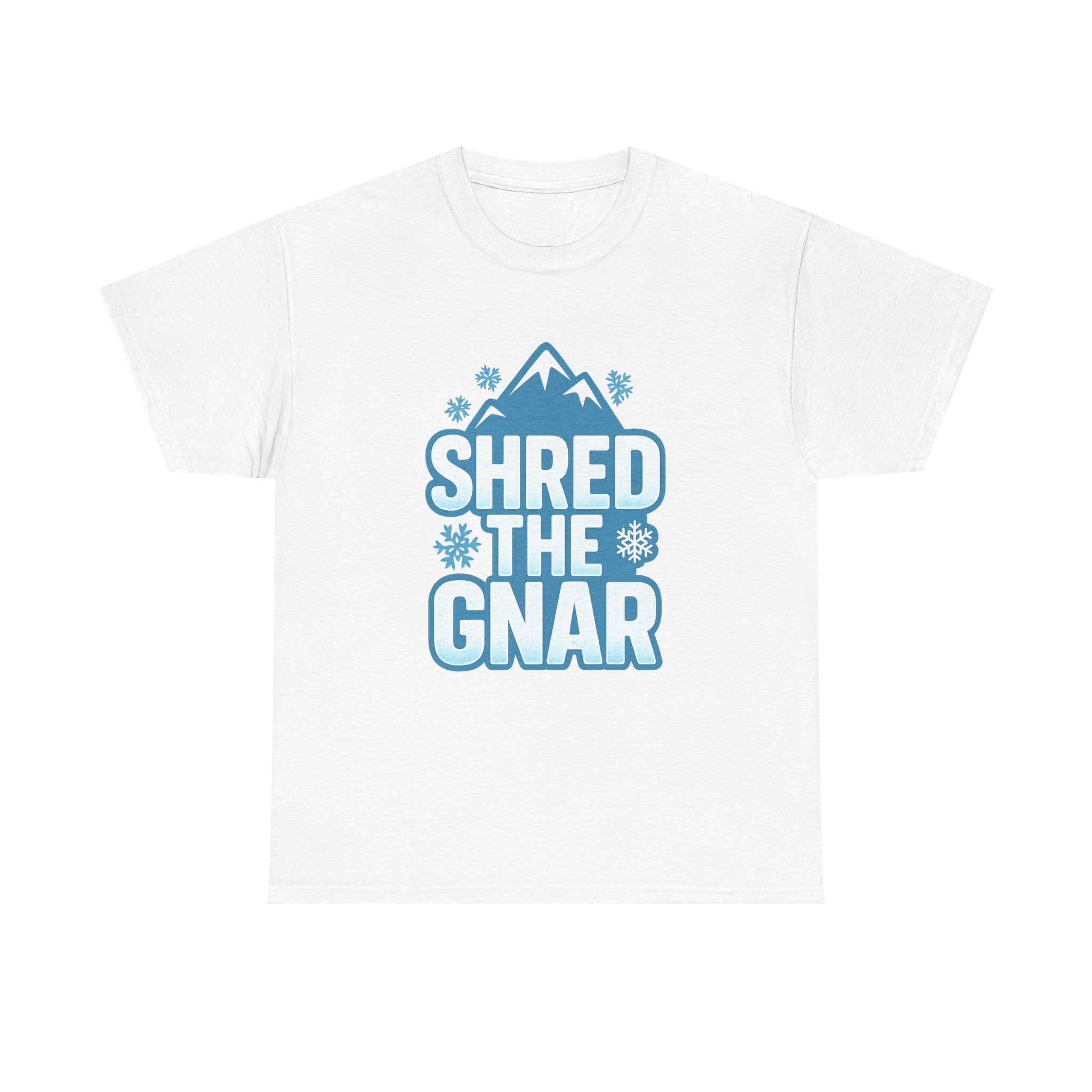 Snowboarder Shred The Gnar T-Shirt | Unique Gift | Graphic Tee