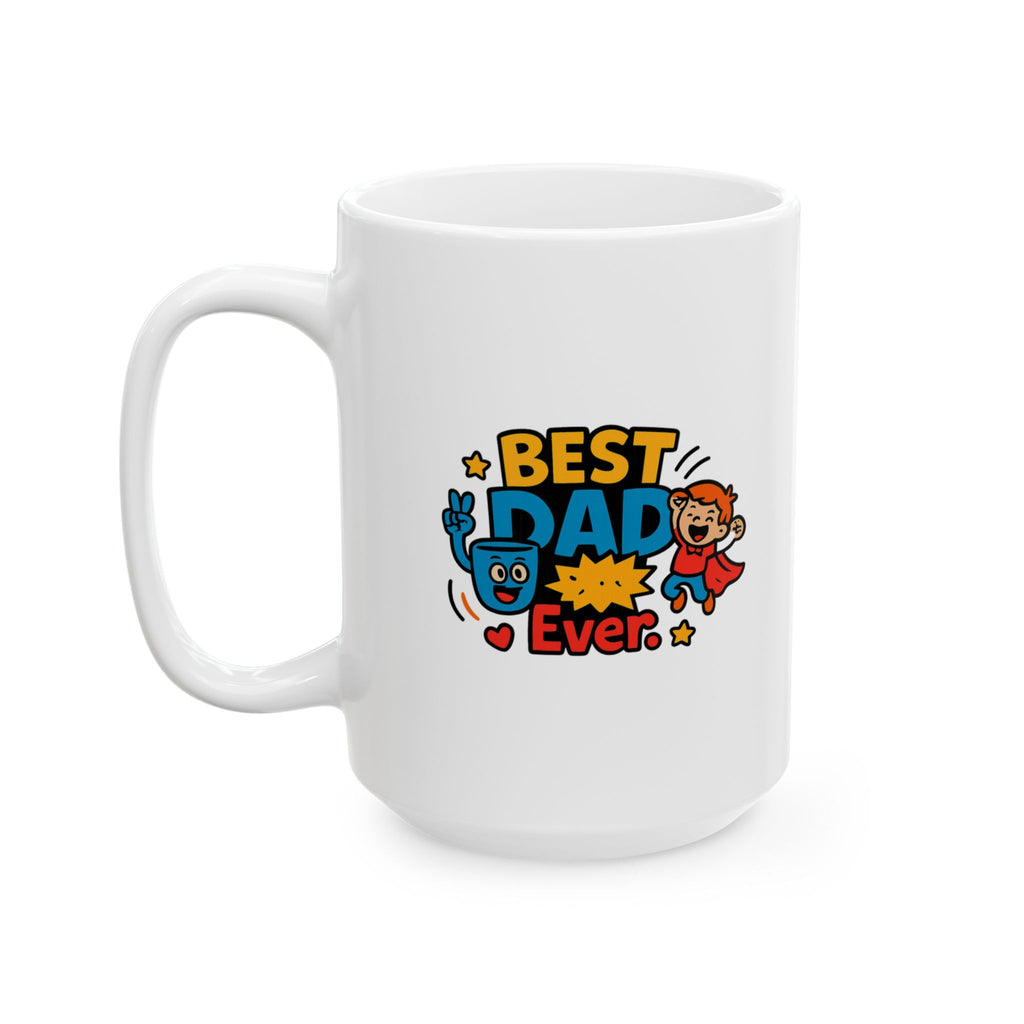 Best Dad In The Galaxy And Beyond Coffee Mug | Funny Dad Gift | Ceramic Mug