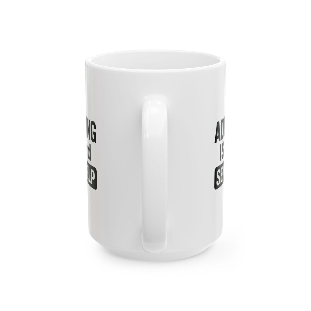 Adulting Is Wildly Overrated Coffee Mug | Funny Millennial Humor | Ceramic Mug