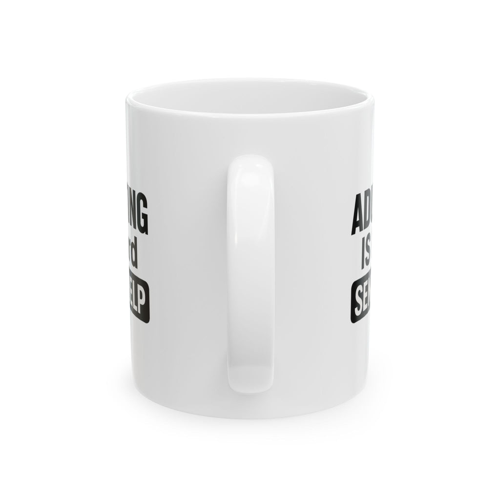 Adulting Is Wildly Overrated Coffee Mug | Funny Millennial Humor | Ceramic Mug