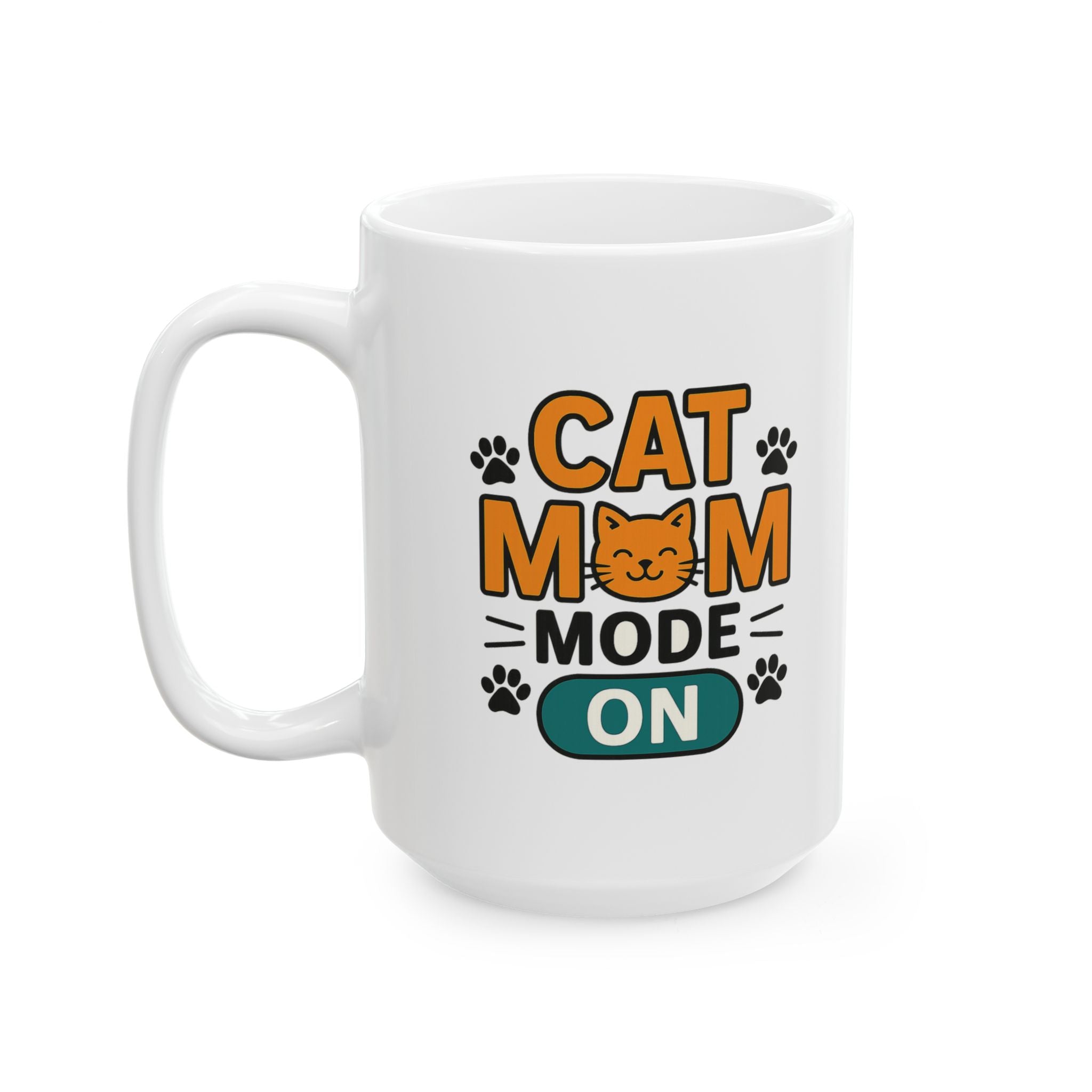 Proud Cat Mom Always Covered In Fur Coffee Mug | Gift for Her | Ceramic Mug